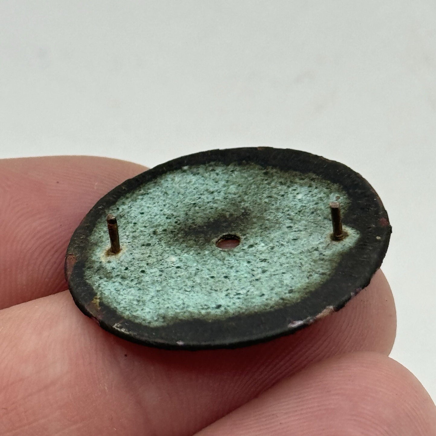 29.3mm Antique Beautiful Porcelain Patterned Pocket Watch Dial Spares Parts