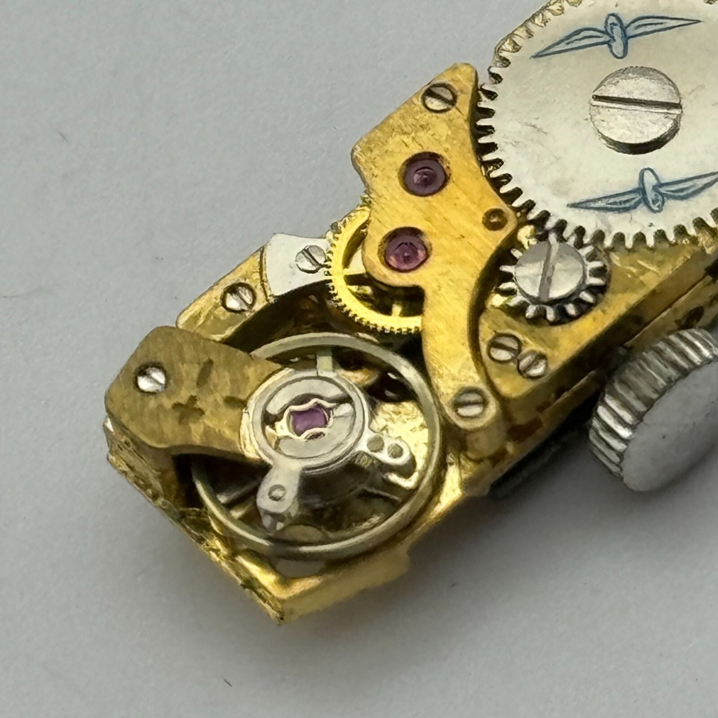 9mm Rotary Ladies FHF 59-21 Manual Wind Swiss Watch Movement Vintage FOR PARTS