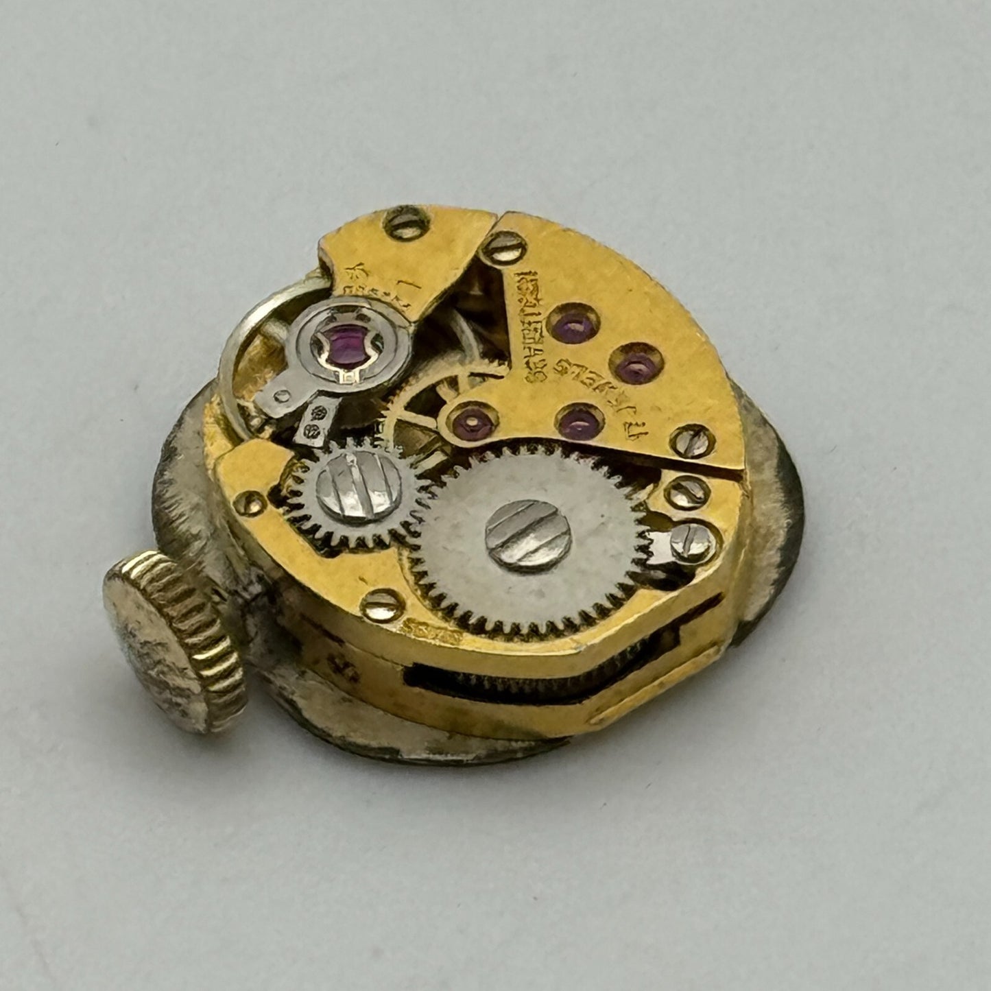 13mm Ladies Rone AS 1977-2 A Schild Balance Ok Vintage Watch Movement PARTS