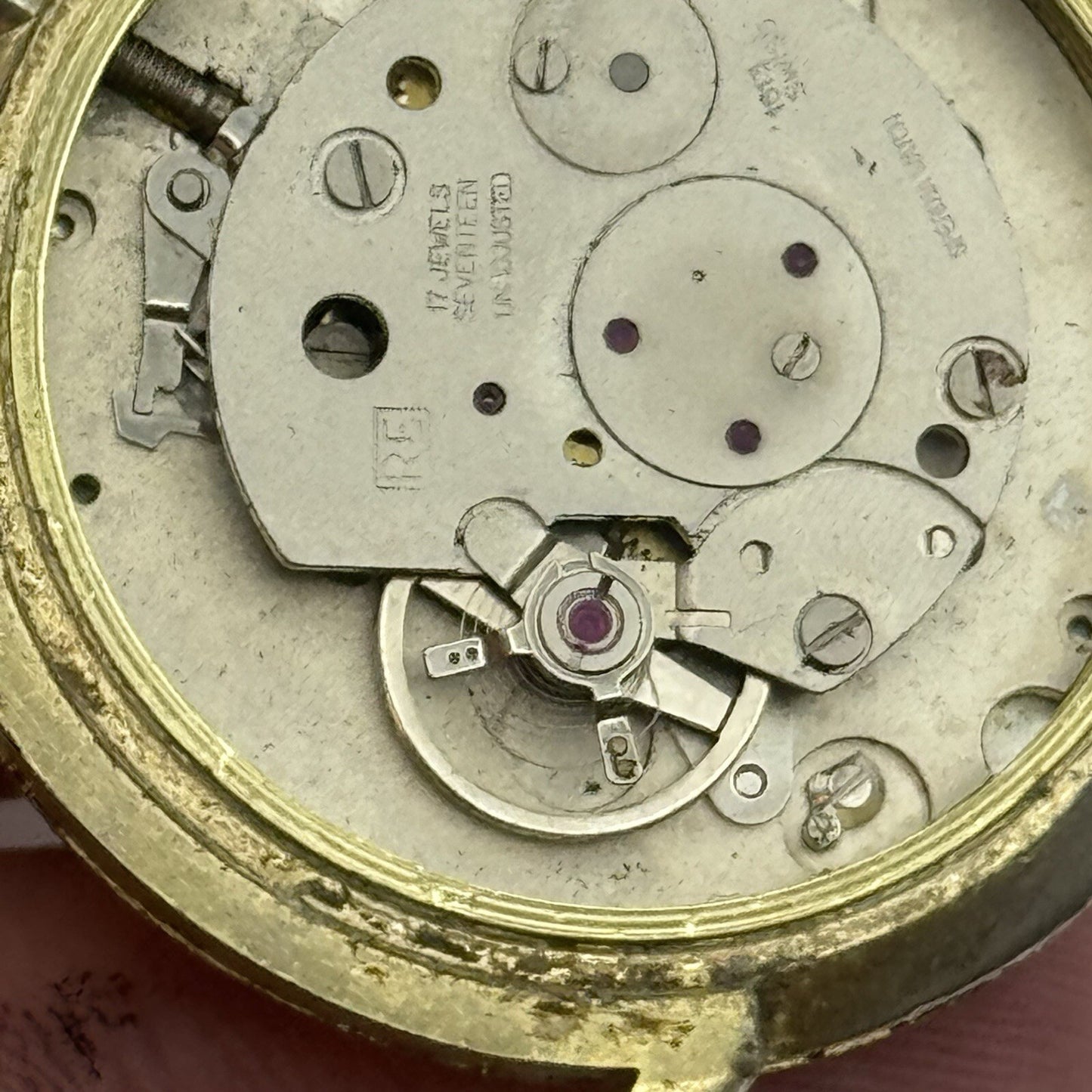 34mm Men’s Manual Wind Etienne RE Cal 1513 Date Dial Watch - RESTORATION