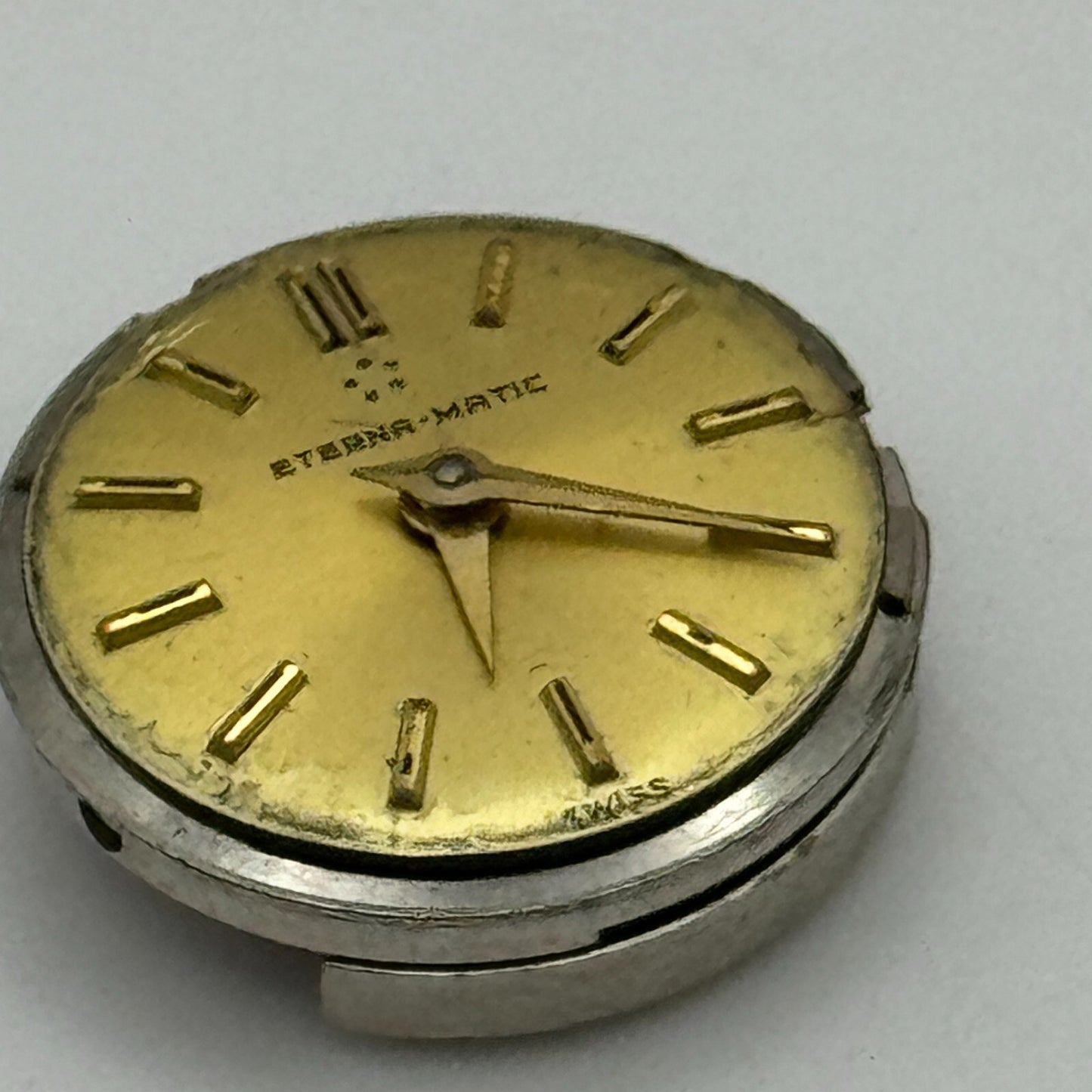 16.4mm Ladies Eterna Matic 1420 Automatic Watch Movement Swiss Vintage PARTS