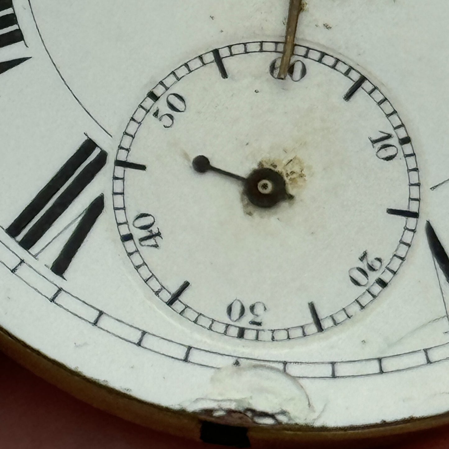44.9mm Antique J G Graves Sheffield English Express Lever Pocket Watch Movement