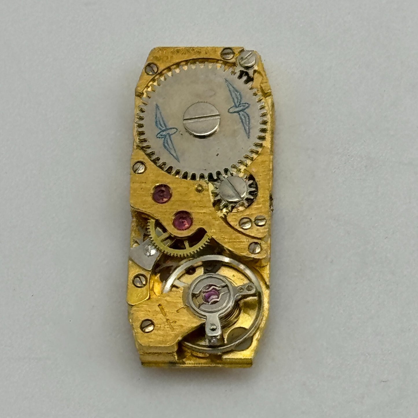 9.1mm Rotary FHF 59-21 Balance Ok Manual Wind Swiss Watch Movement PARTS SPARES