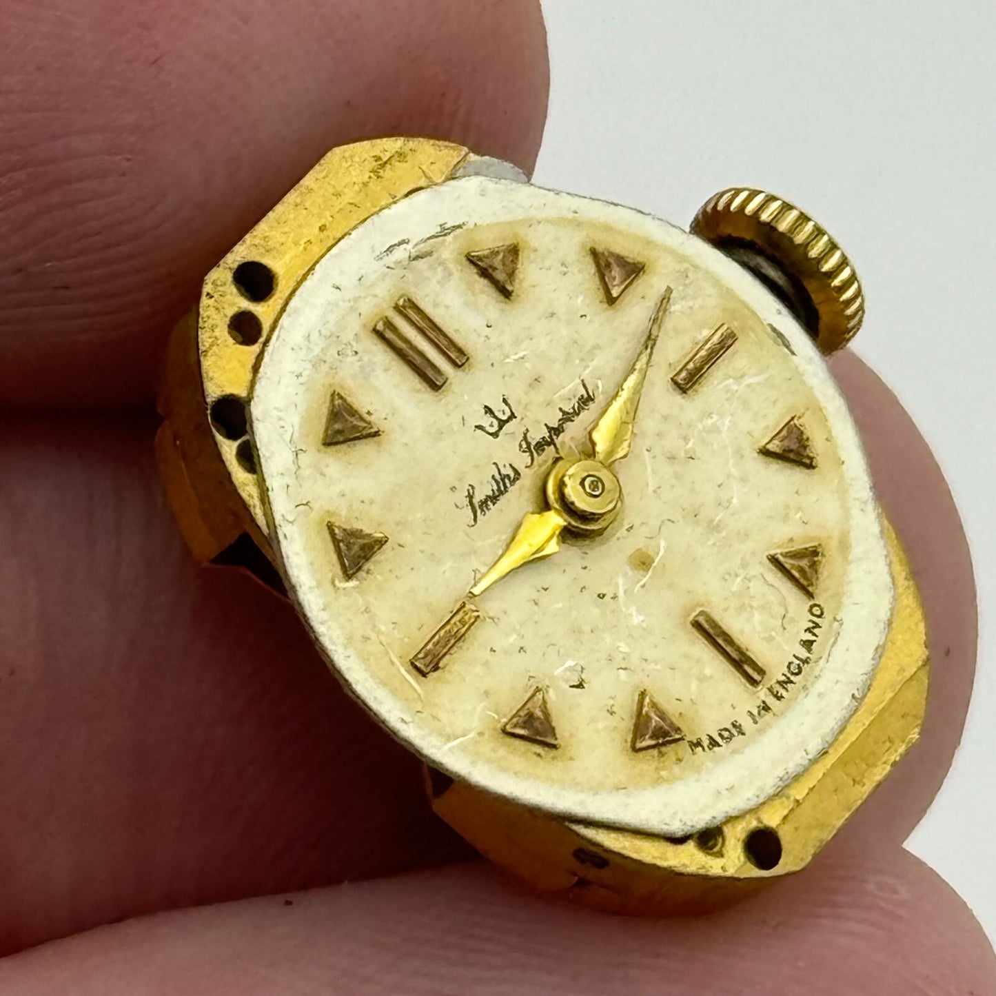 12.7mm Ladies Running Smiths Imperial Manual Wind Watch Movement Vintage PARTS