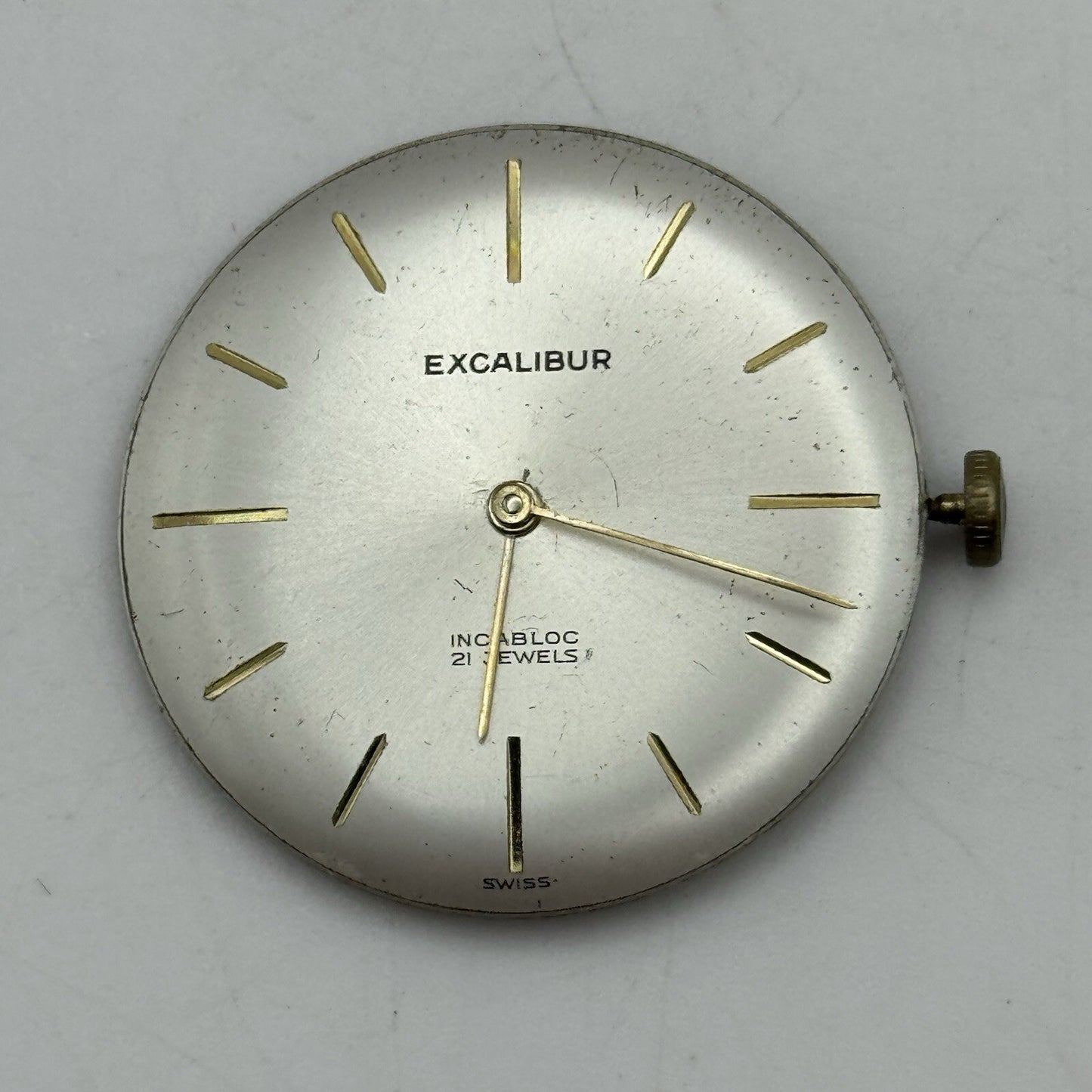 31.4mm Running Peseux Excalibur Good Balance Watch Movement Dial Hands