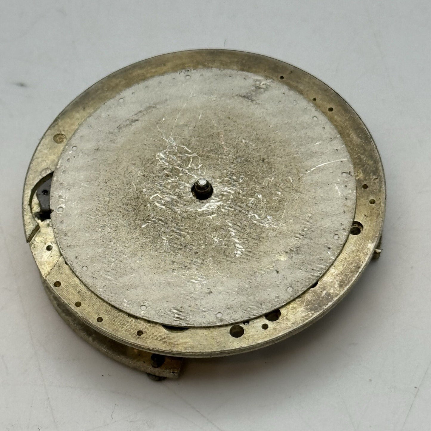 50.4mm Unidentified Unique Pocket Watch Movement FOR PARTS Restore