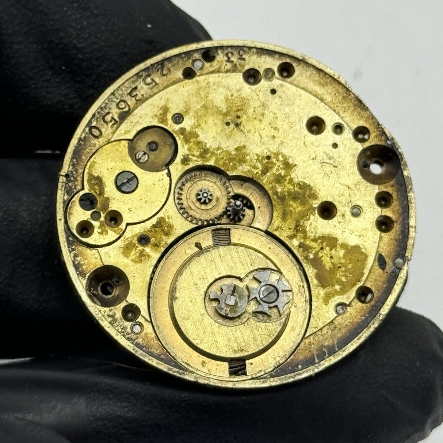 33.3mm Good Quality Cylinder Pocket Watch Movement No Dial Hands FOR PARTS