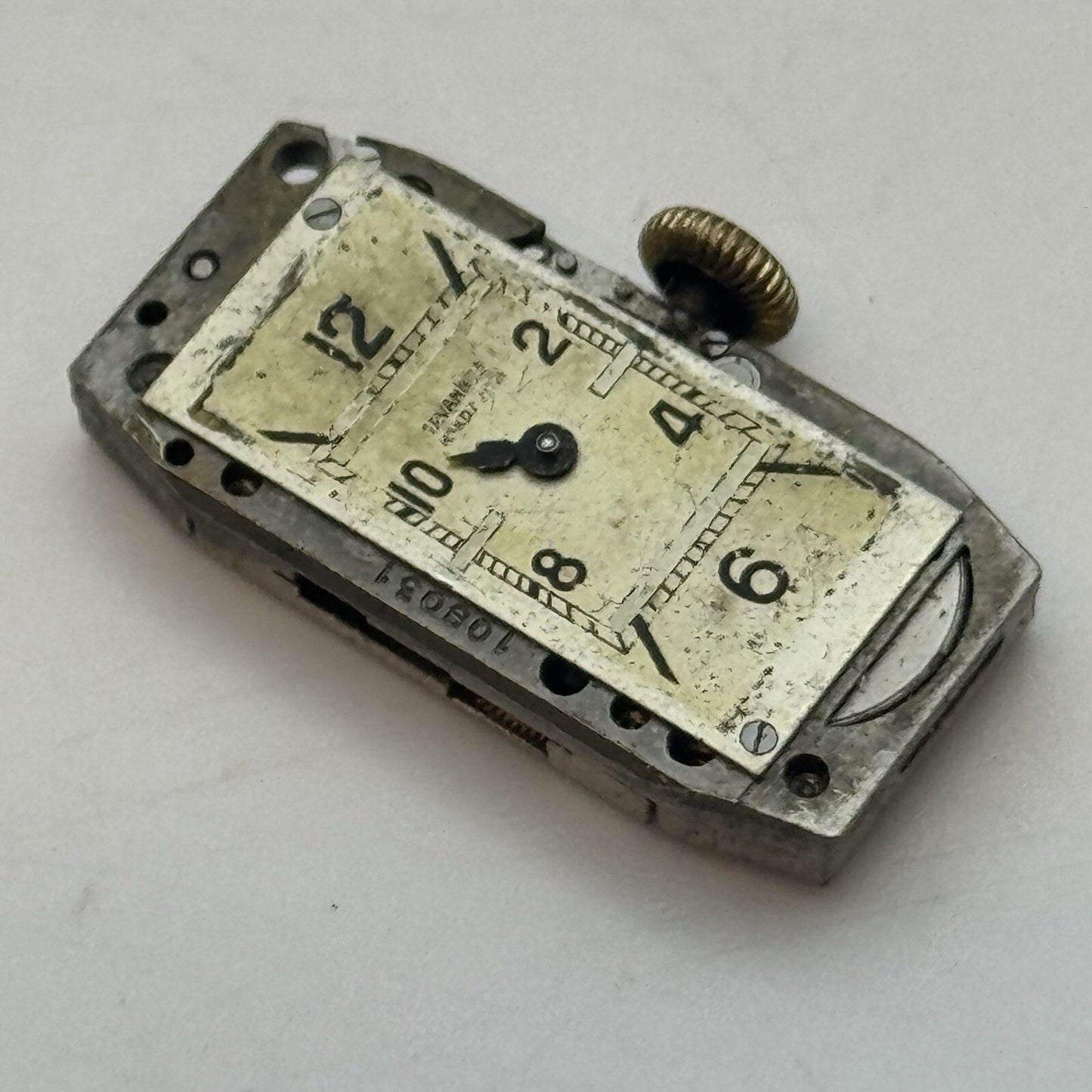 12.1mm Cyma Tavannes Cal 345 High Quality Tank Watch Movement Restoration Parts