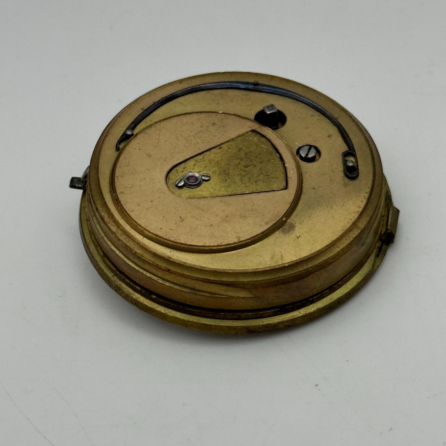 45.4mm Unidentified English Fusee Chain Present Pocket Watch Movement PARTS