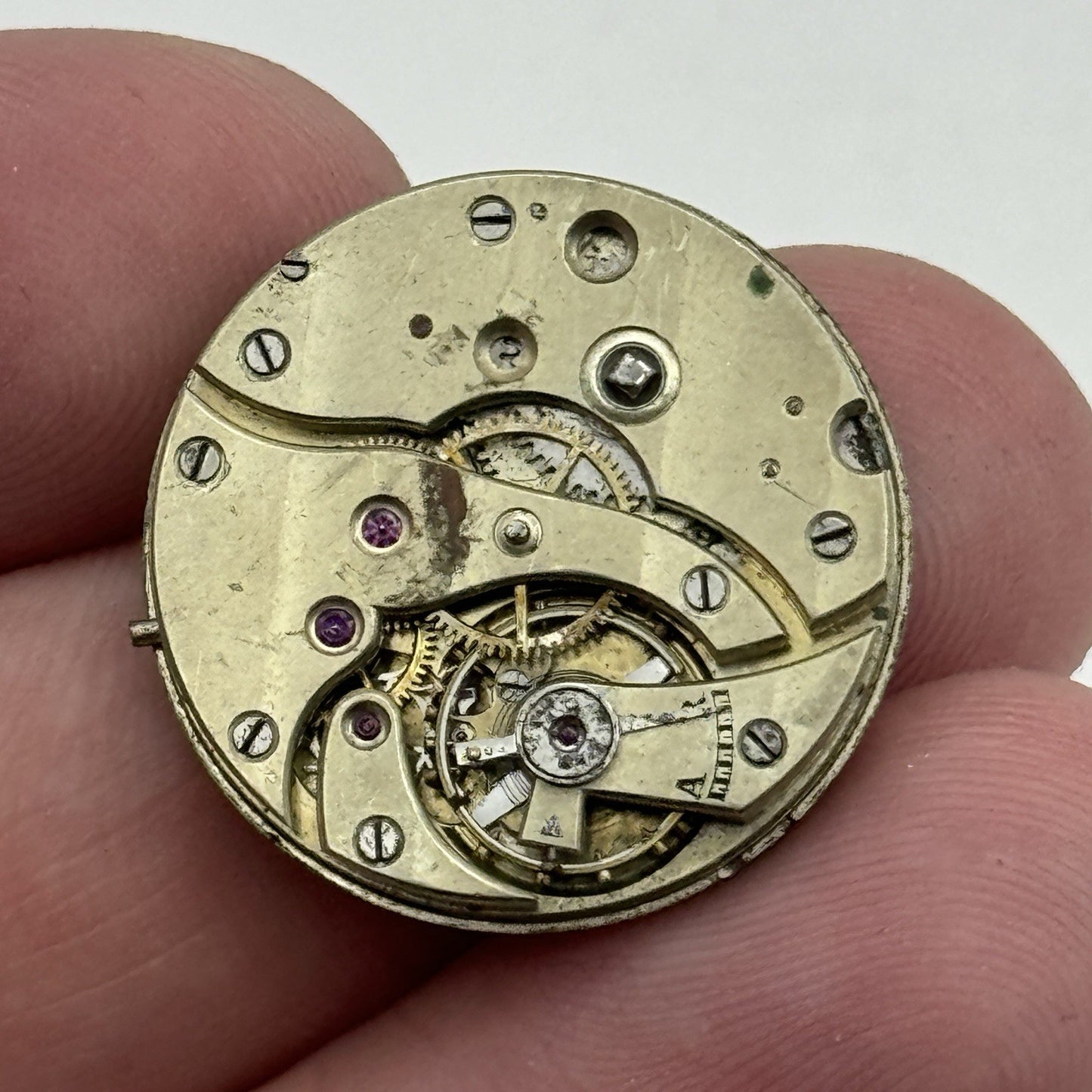 23.2mm E Gubelin Lucerne High Grade Manual Wind Swiss Watch Movement FOR PARTS