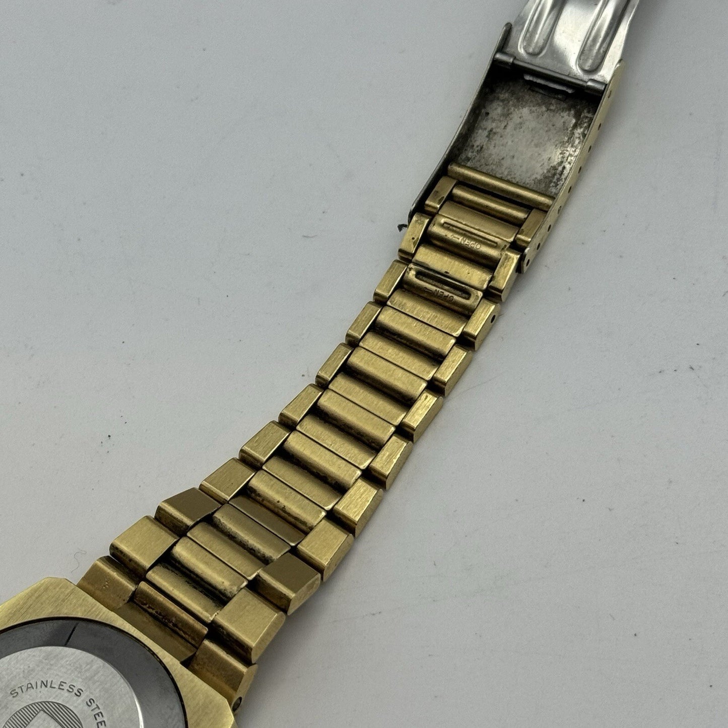 39mm Men’s Roamer Rockshell Mark I Automatic Day Date Watch Runs RESTORE