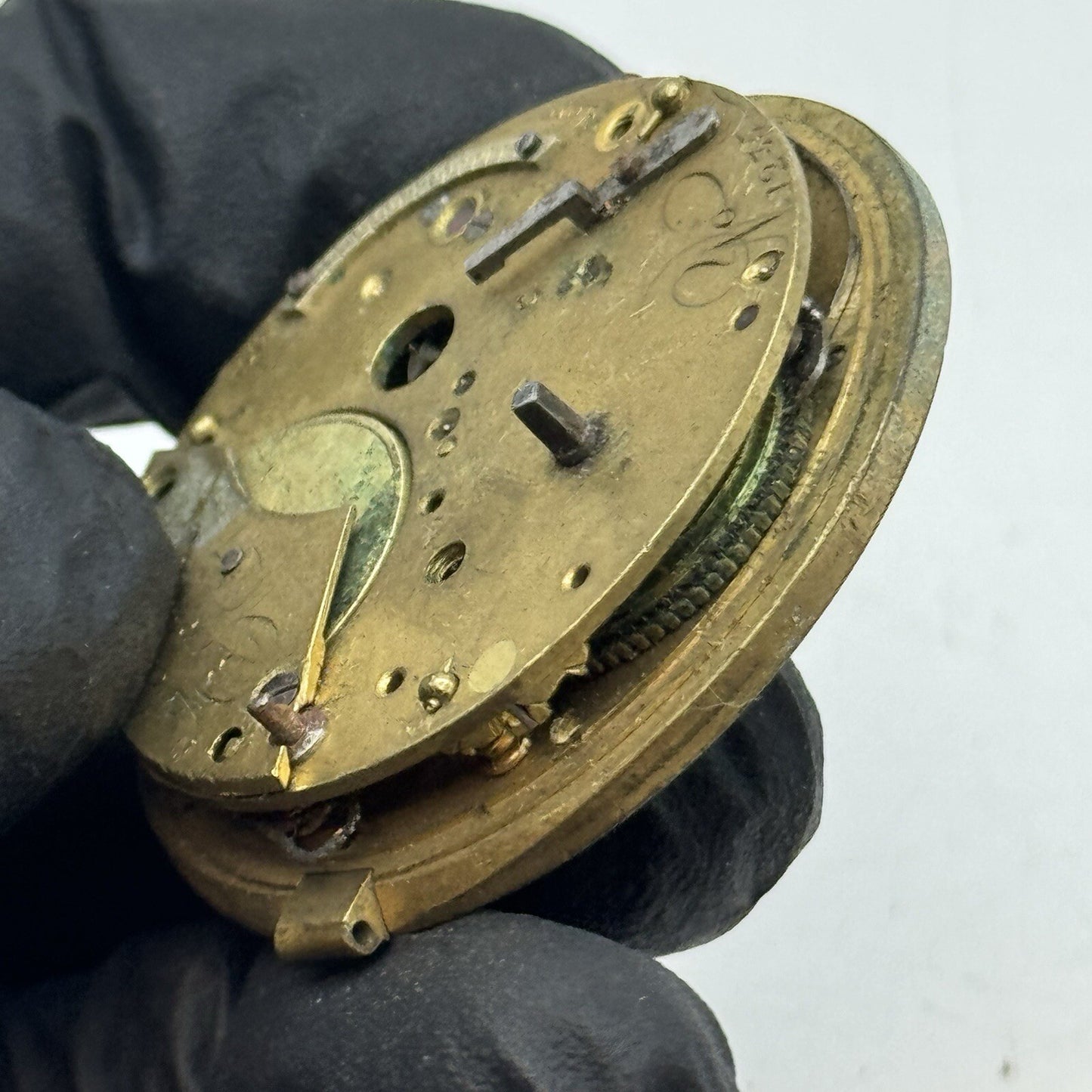 41.2mm Barton & Deacon Chain Present Fusee Pocket Watch Movement FOR PARTS