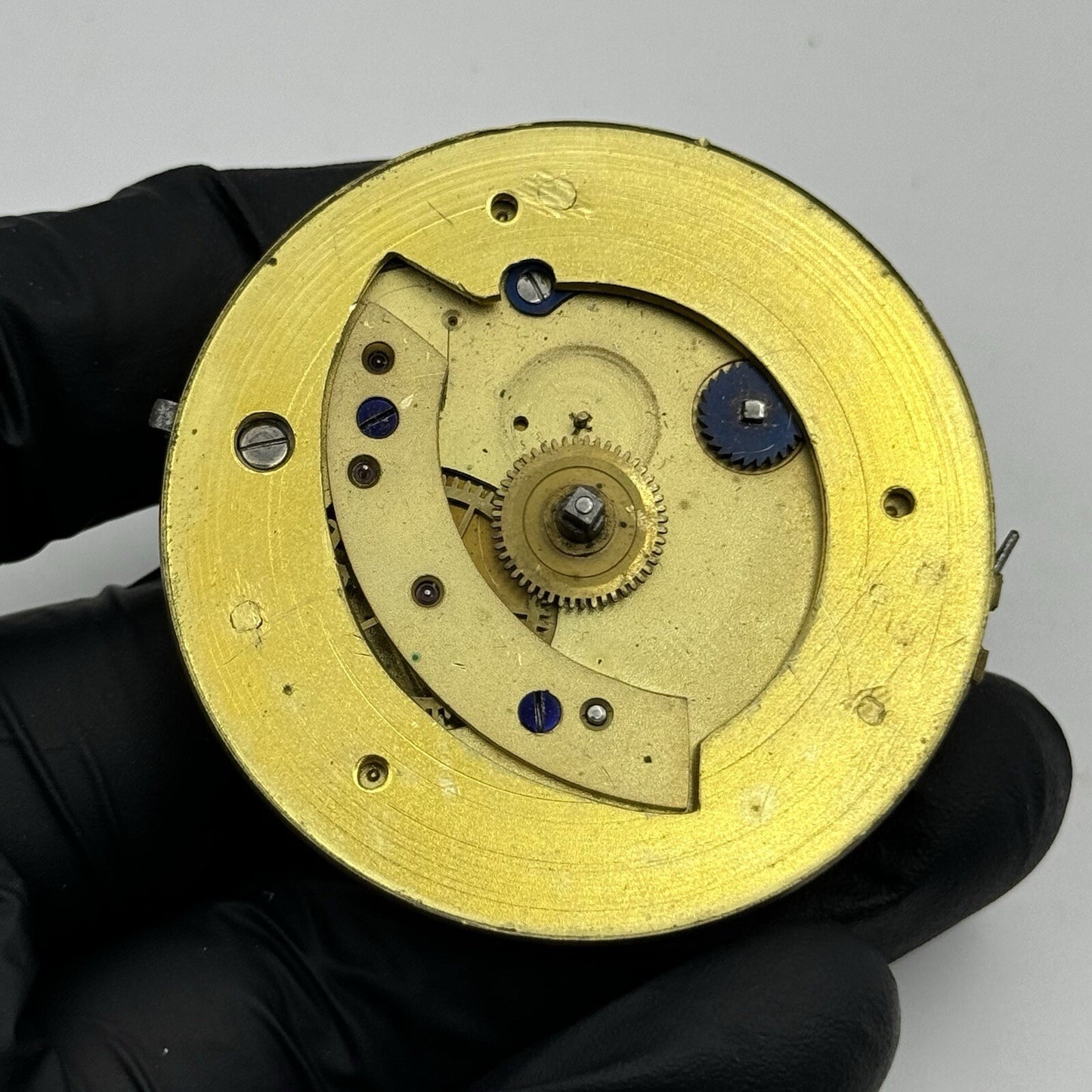 51.9mm Antique Oversized Fusee D Steadman London Pocket Watch Movement To Repair
