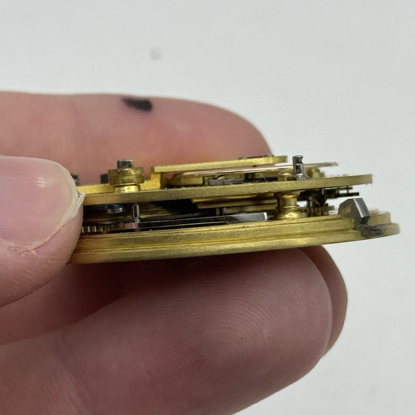 42.9mm Antique Fusee Quality English Pocket Watch Movement - PARTS REPAIR SPARES