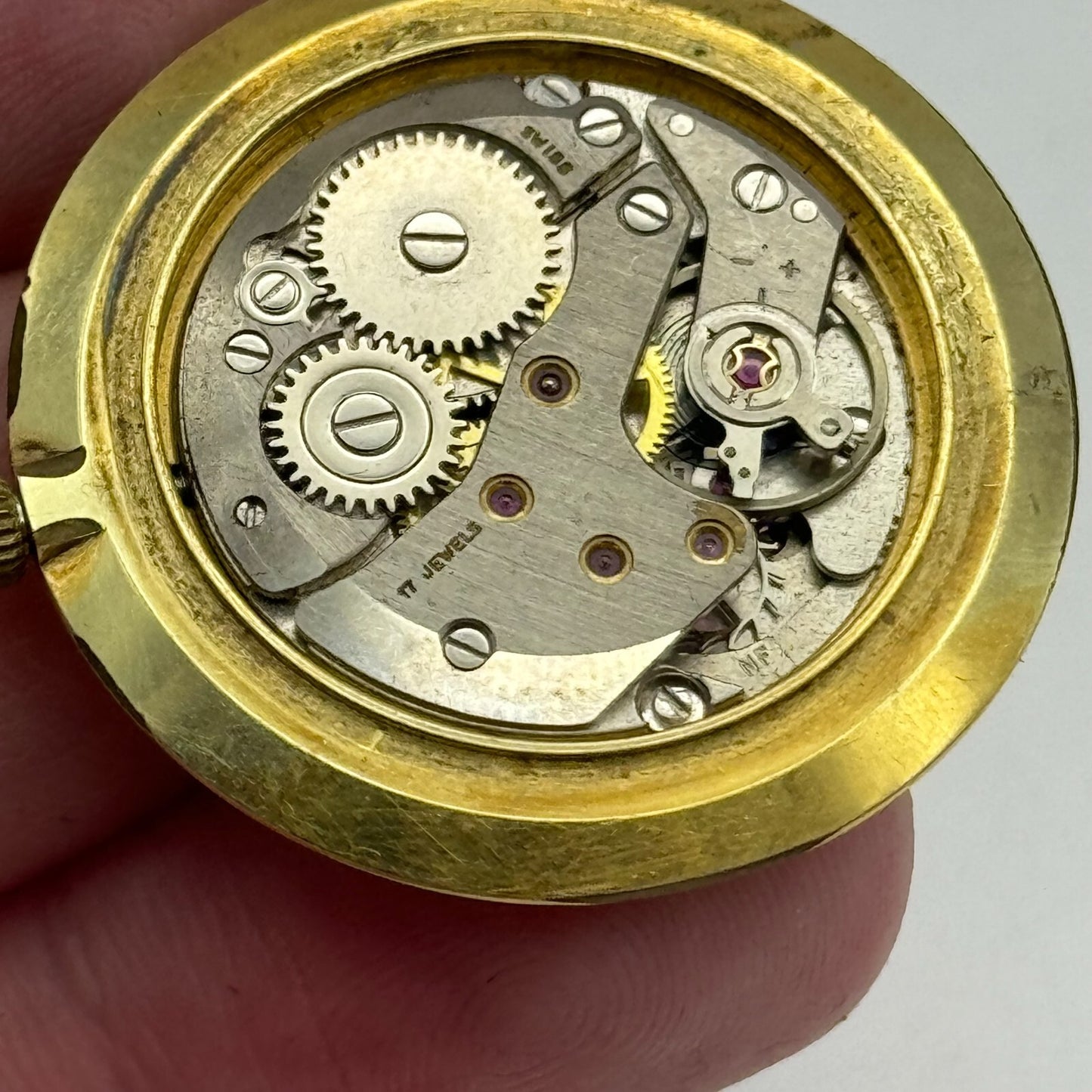 30.7mm Mens Everite FHF 82-4 Manual Wind Swiss Watch Movement PARTS REPAIR SPARE