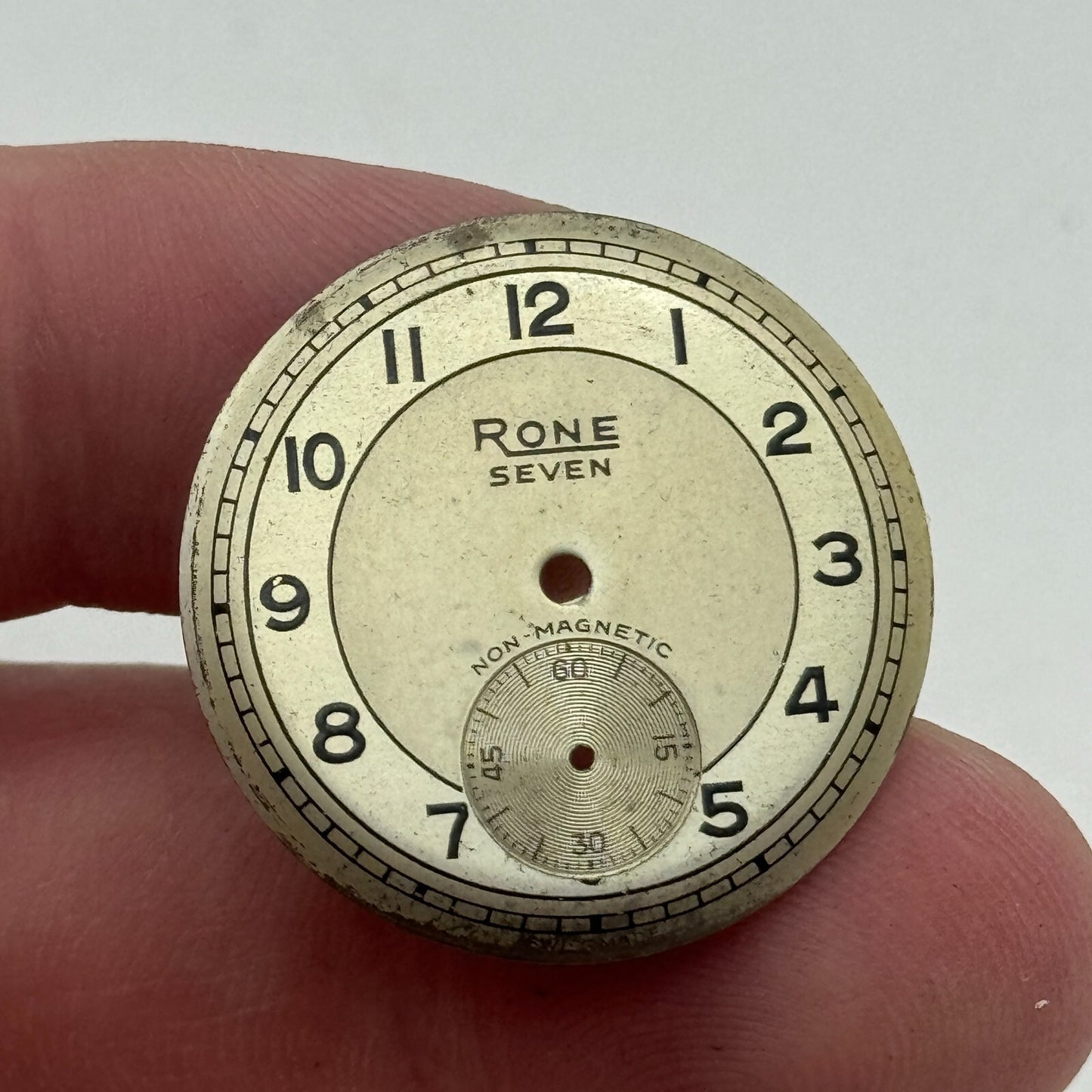 23.6mm Rone Seven 1046 FHF 70 Balance Ok Swiss Watch Movement PARTS SPARES