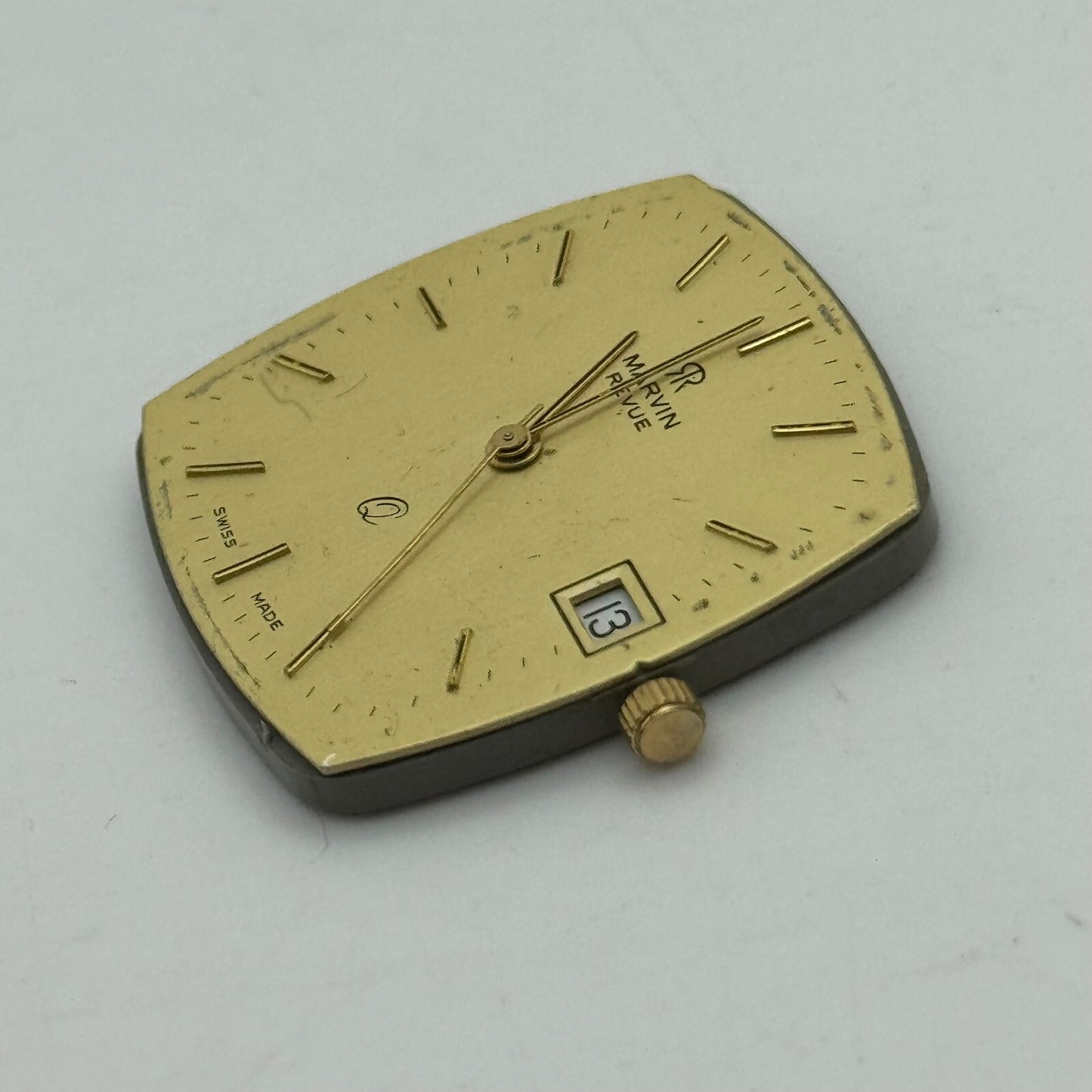 26.1mm Men’s Marvin PUW 2501 - 2531 Quartz Watch Movement Vintage PARTS SPARES
