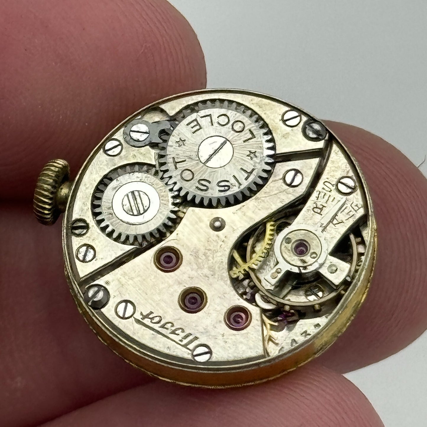 20.1mm WORKING Ladies Tissot Locle Cal 194 Manual Wind Watch Movement PARTS