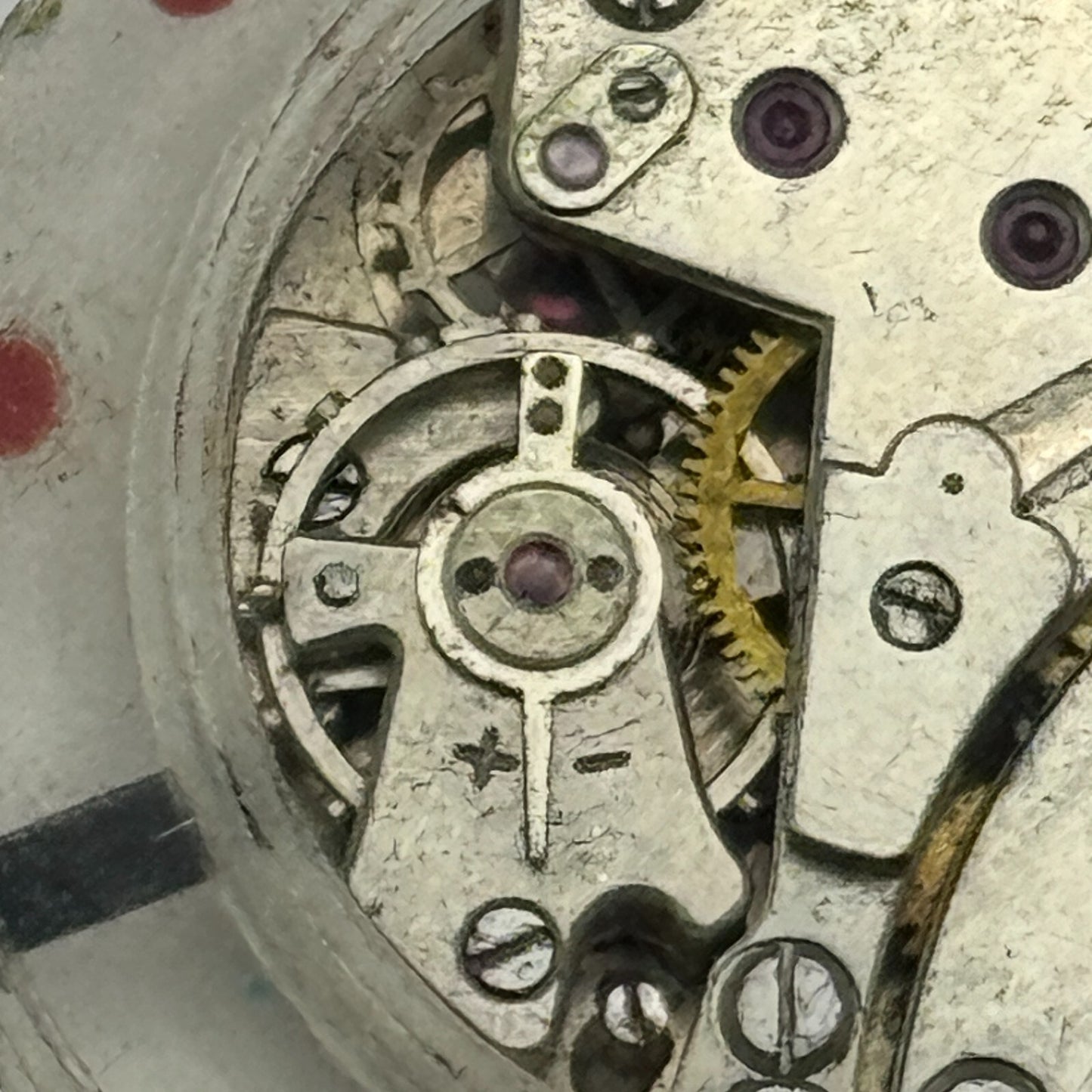 28.8mm EB 1344 Swiss 17 Jewels Manual Wind Watch Movement Vintage PARTS SPARES