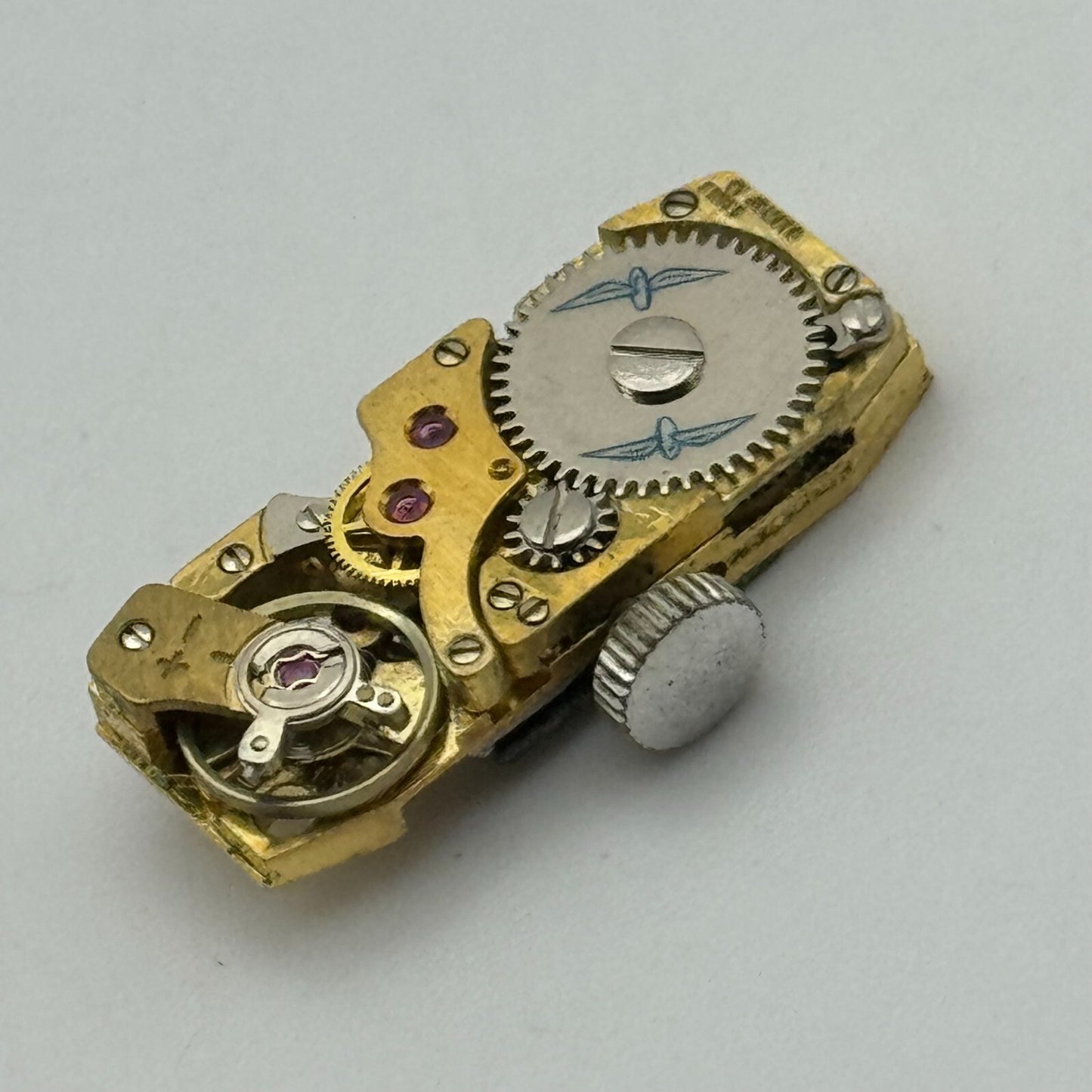 9mm Rotary Ladies FHF 59-21 Manual Wind Swiss Watch Movement Vintage FOR PARTS