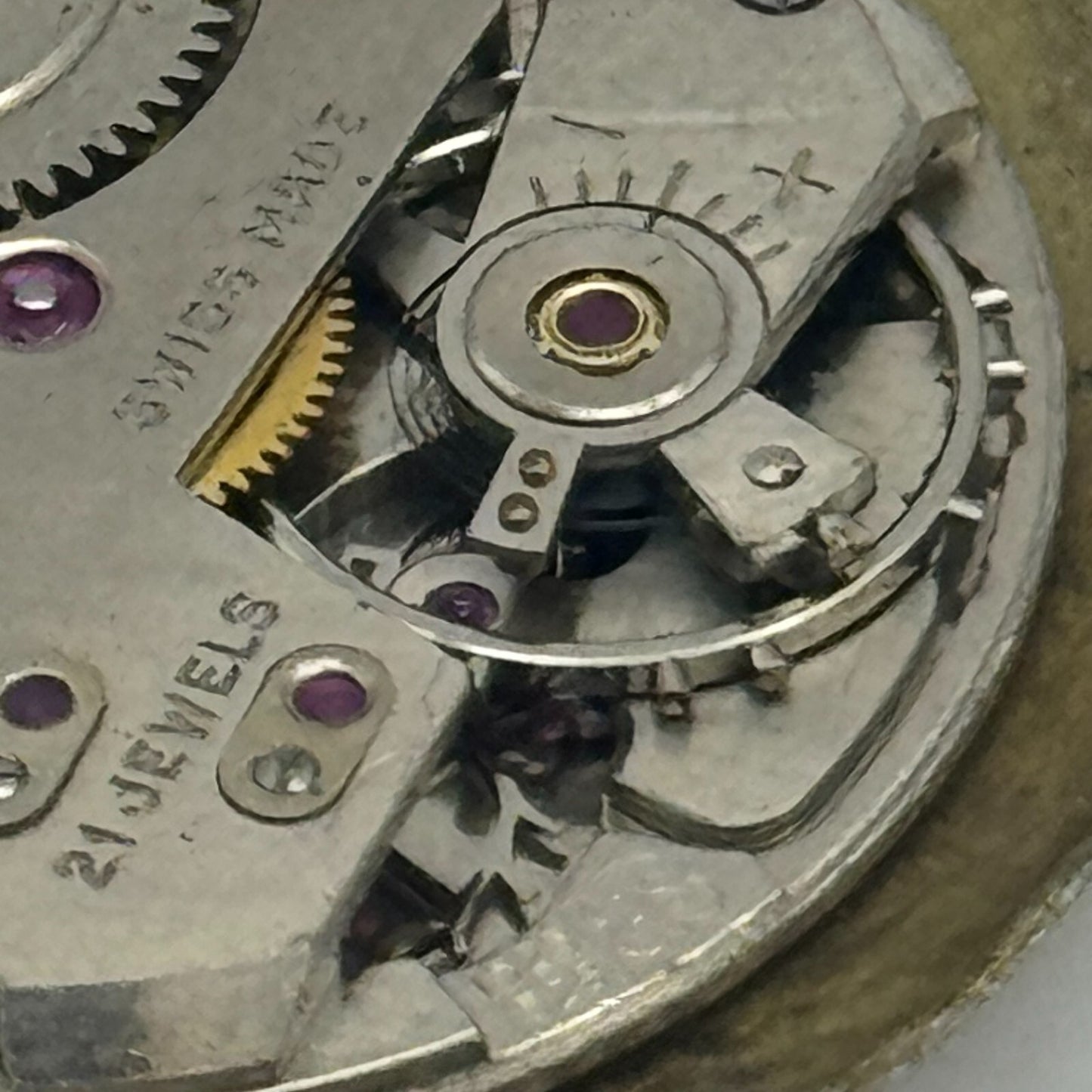 23.7mm Running Nivada AS 1525 1526 Manual Wind Swiss Watch Movement PARTS SPARES