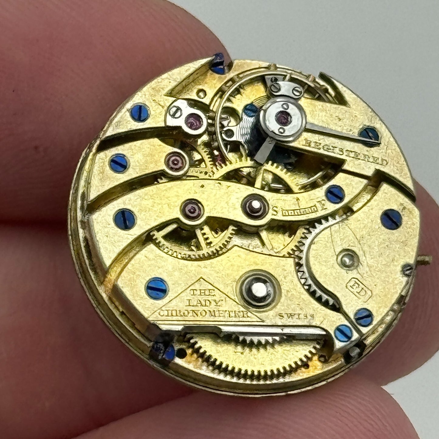 23.2mm P.D The Lady Chronometer High Grade Manual Wind Watch Movement PARTS
