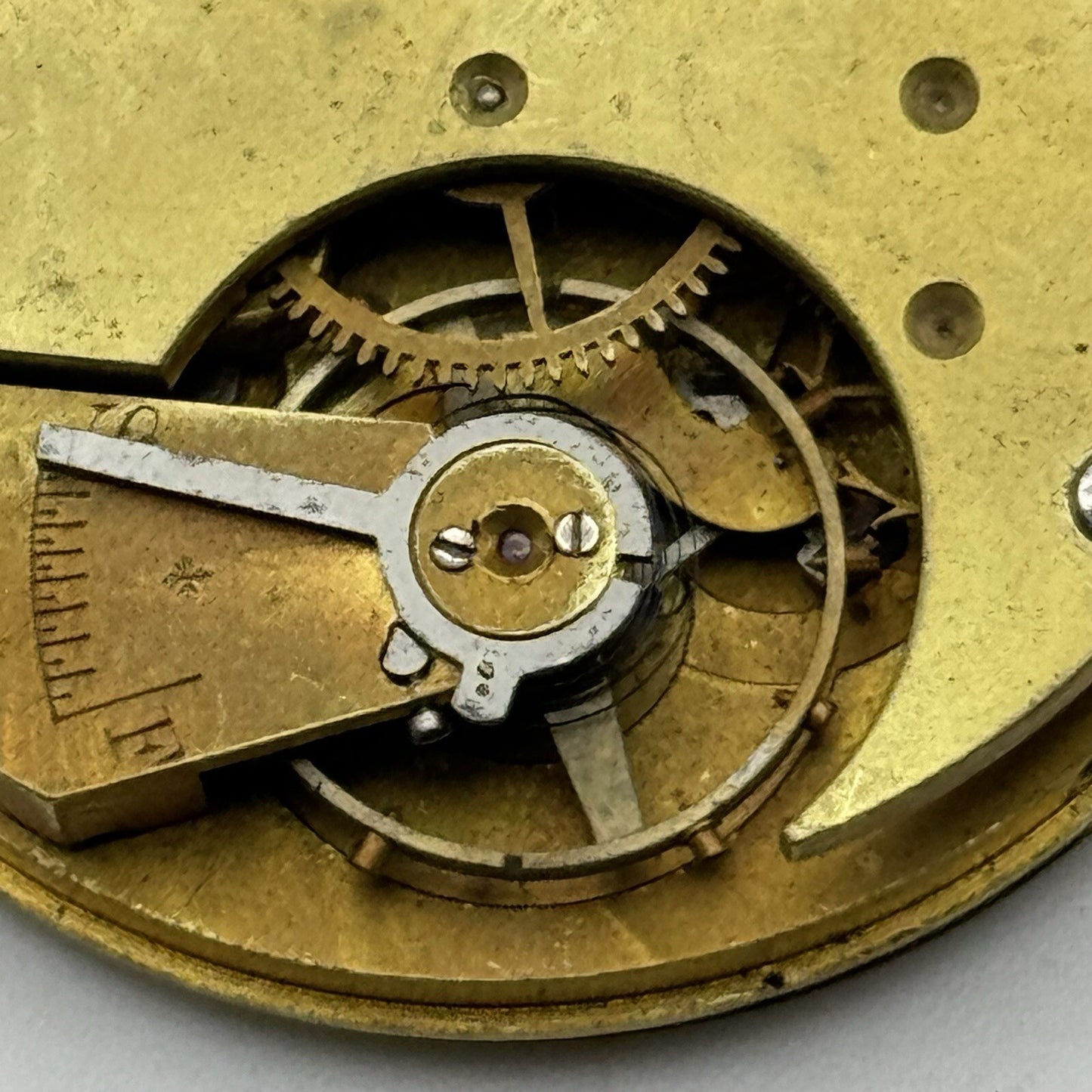 43mm Manual Wind Interesting Vertex Pocket Watch Movement Dial FOR PARTS
