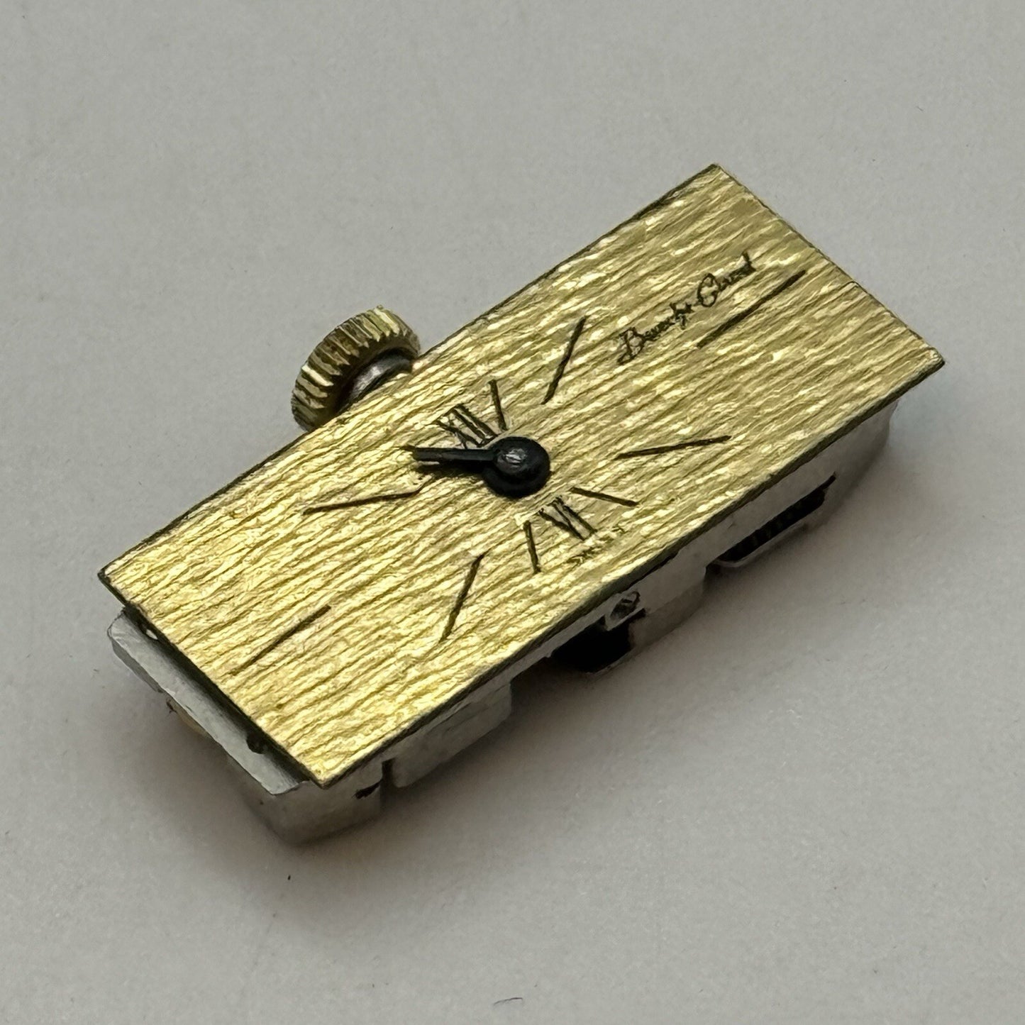 9.2mm Bueche Girod Cal 67 Balance Ok Tank Watch Movement For Restoration Parts