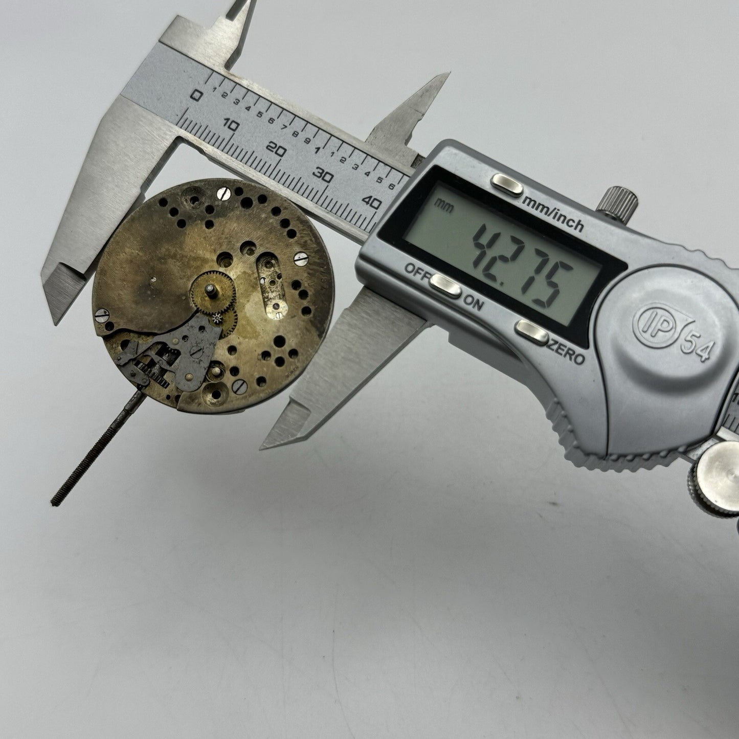 42.7mm Manual Wind Buren Watch Co Higher Grade Pocket Watch Movement FOR PARTS