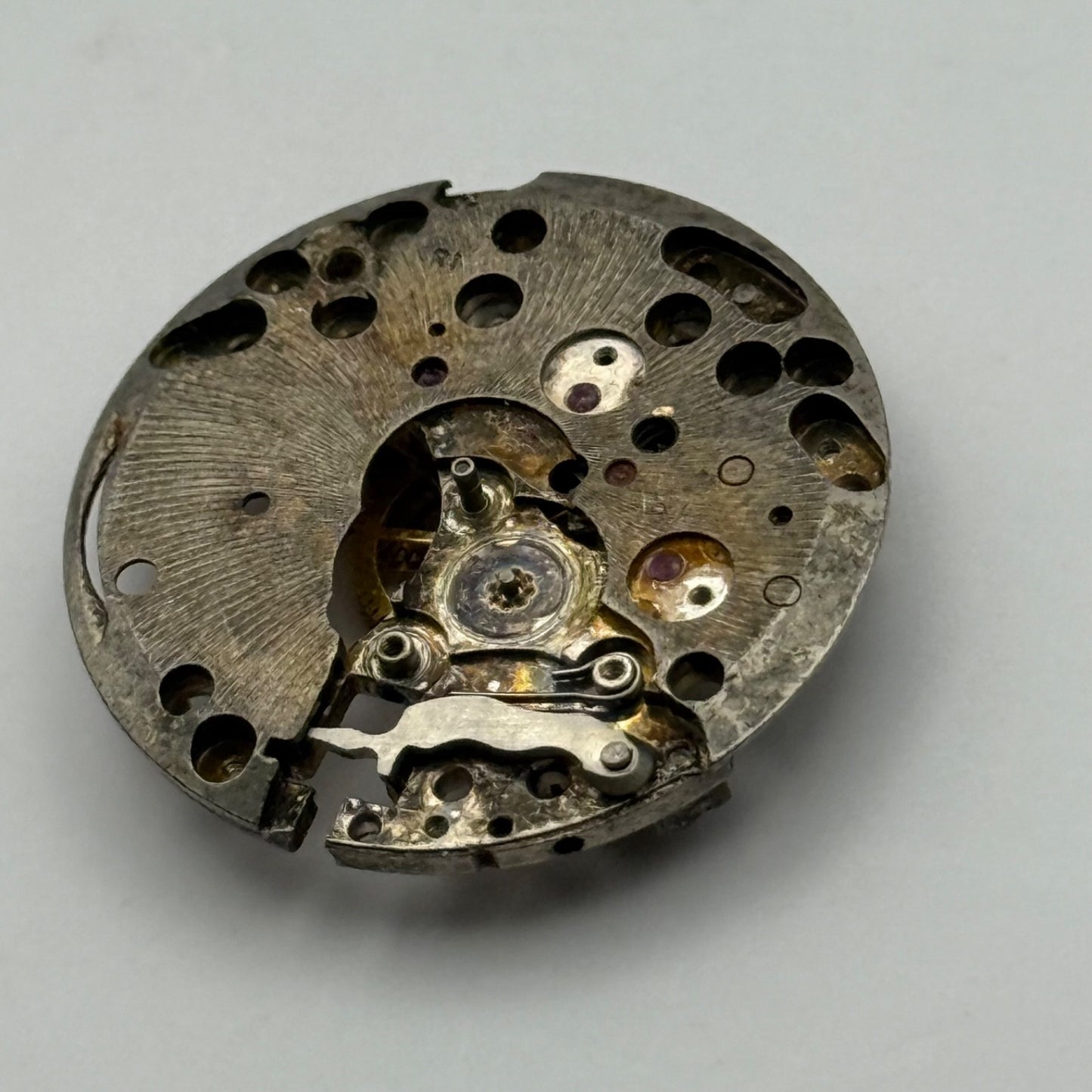 AS 1187/94 Watch Movement Manual Wind Vintage Swiss Incomplete Parts 23.6mm