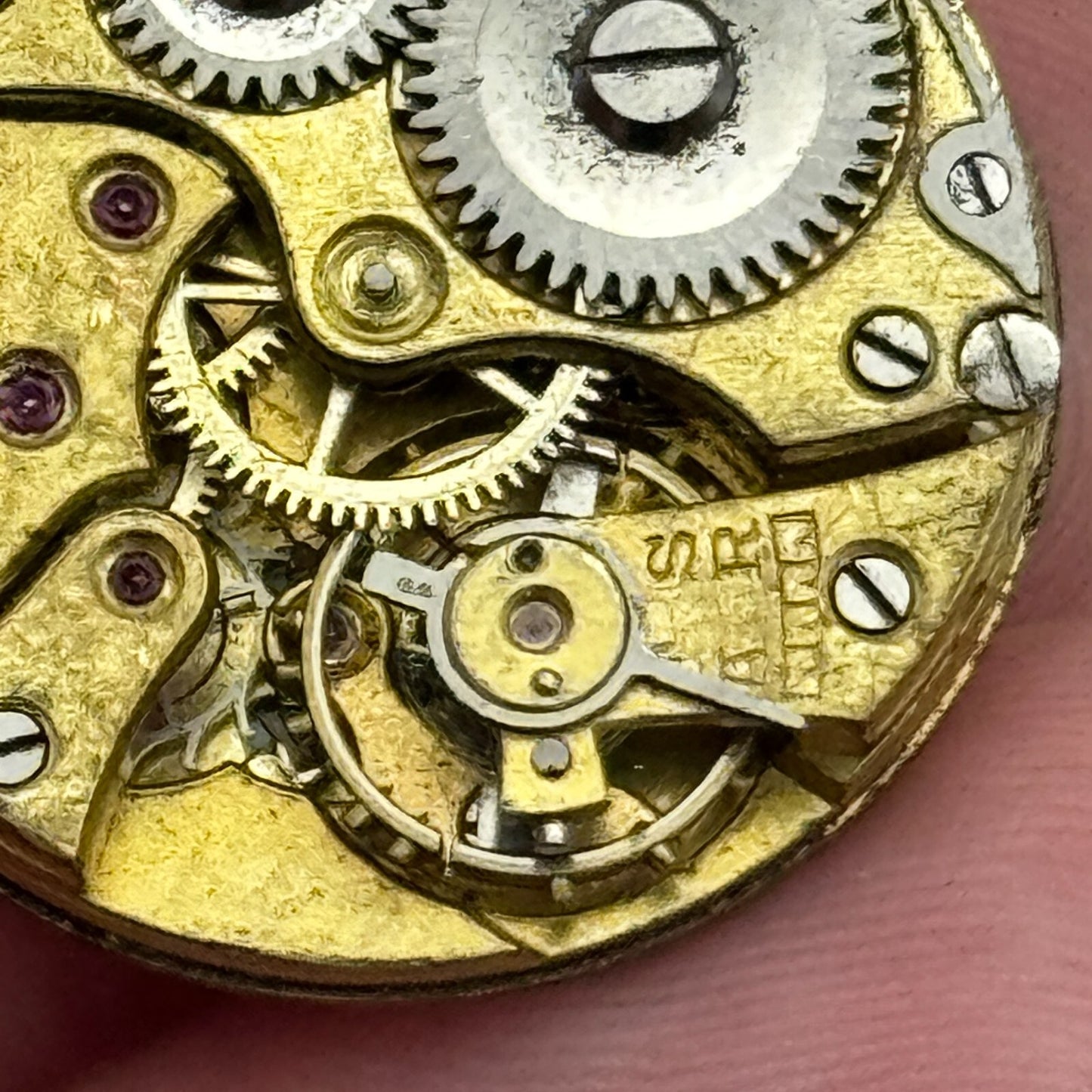 23.7mm 15 Jewels Swiss Trench Watch Movement Vintage Manual Wind PARTS SPARES