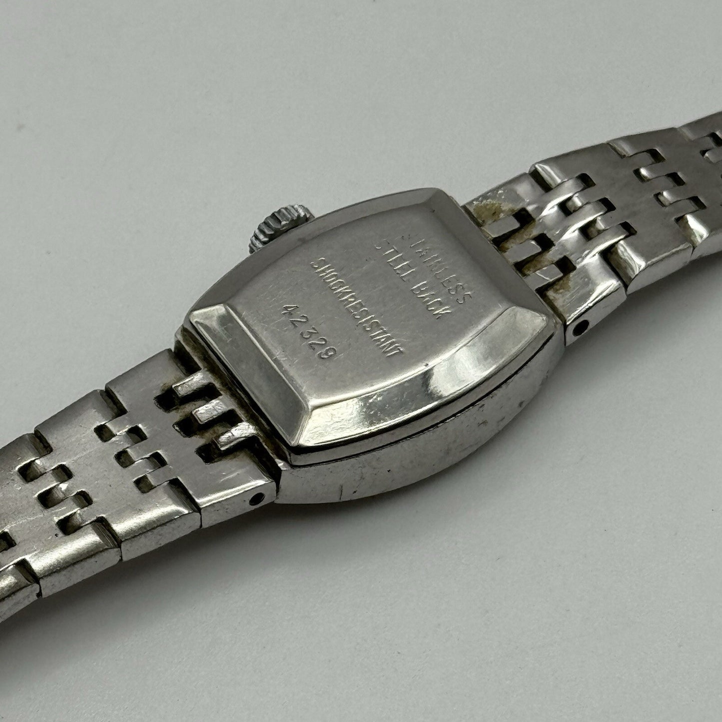 18mm Manual Wind Josmar Silver Tone Ladies Dress Watch Service Non Working