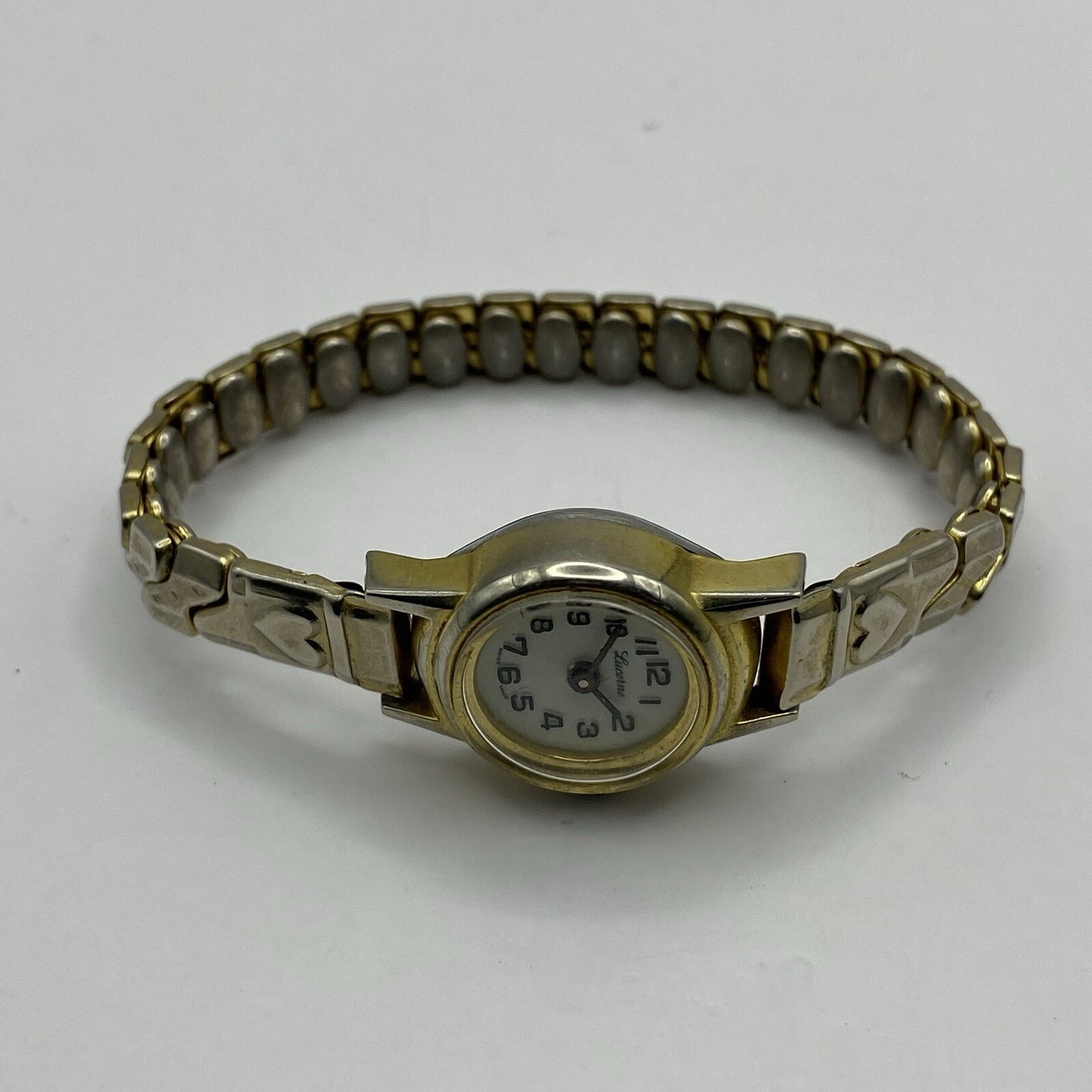 17mm Vintage Ladies Lucerne Cal 5601 Manual Cocktail Heart Watch NON WORKING
