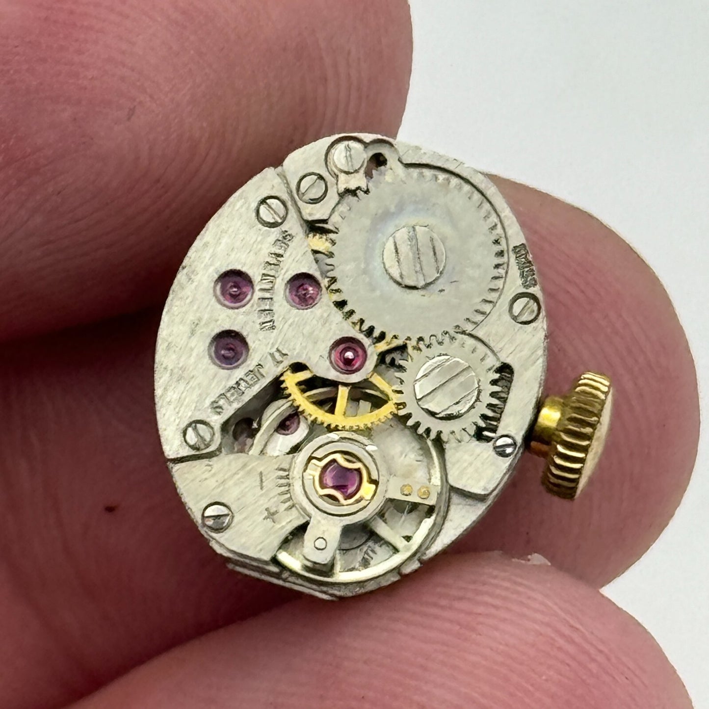 12.9mm Ladies Running Shield AS 1977-2 A Schild Manual Wind Watch Movement PARTS