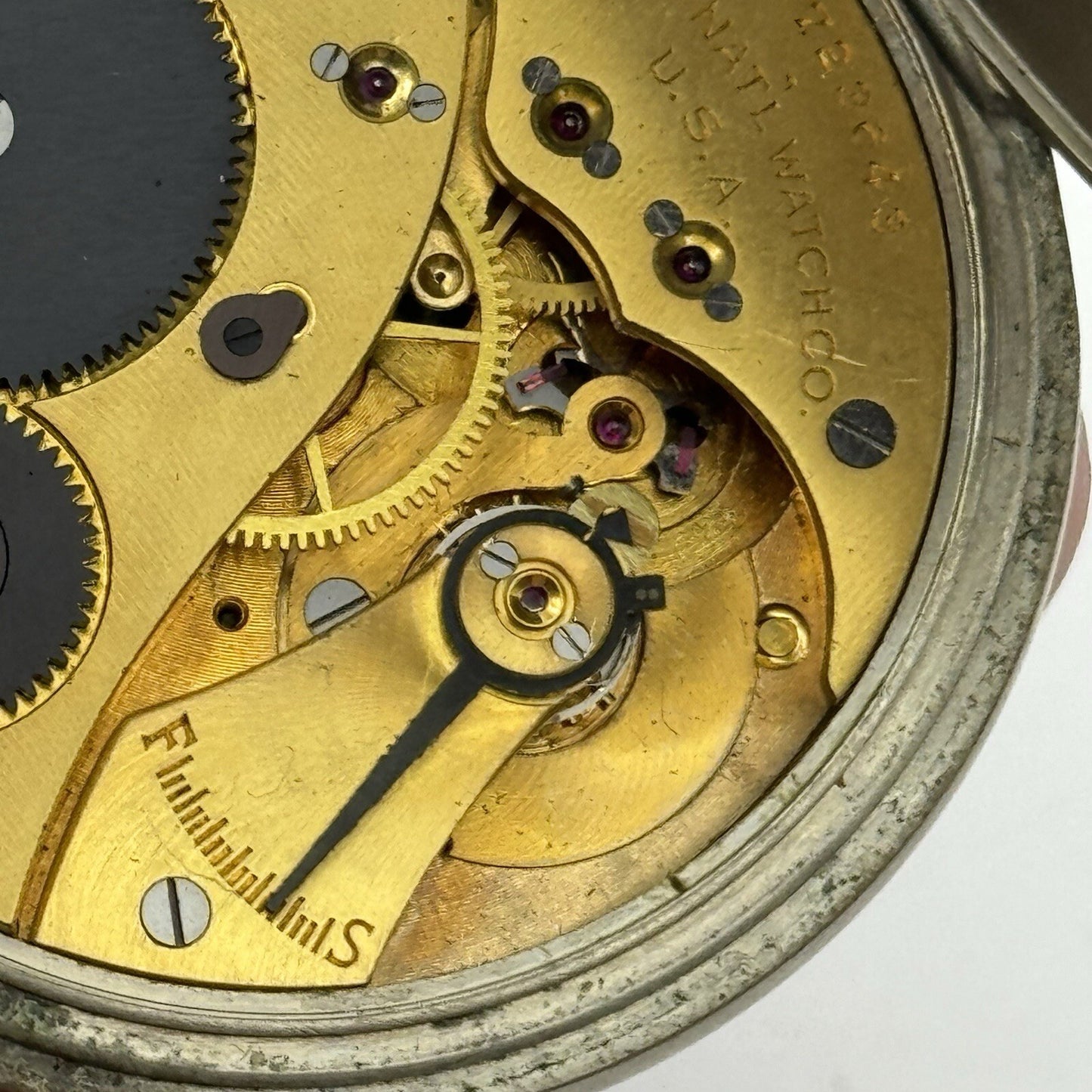 49mm 1940s Elgin USA Grade 582 Model 21 Star Case Co Stop Watch TO RESTORE
