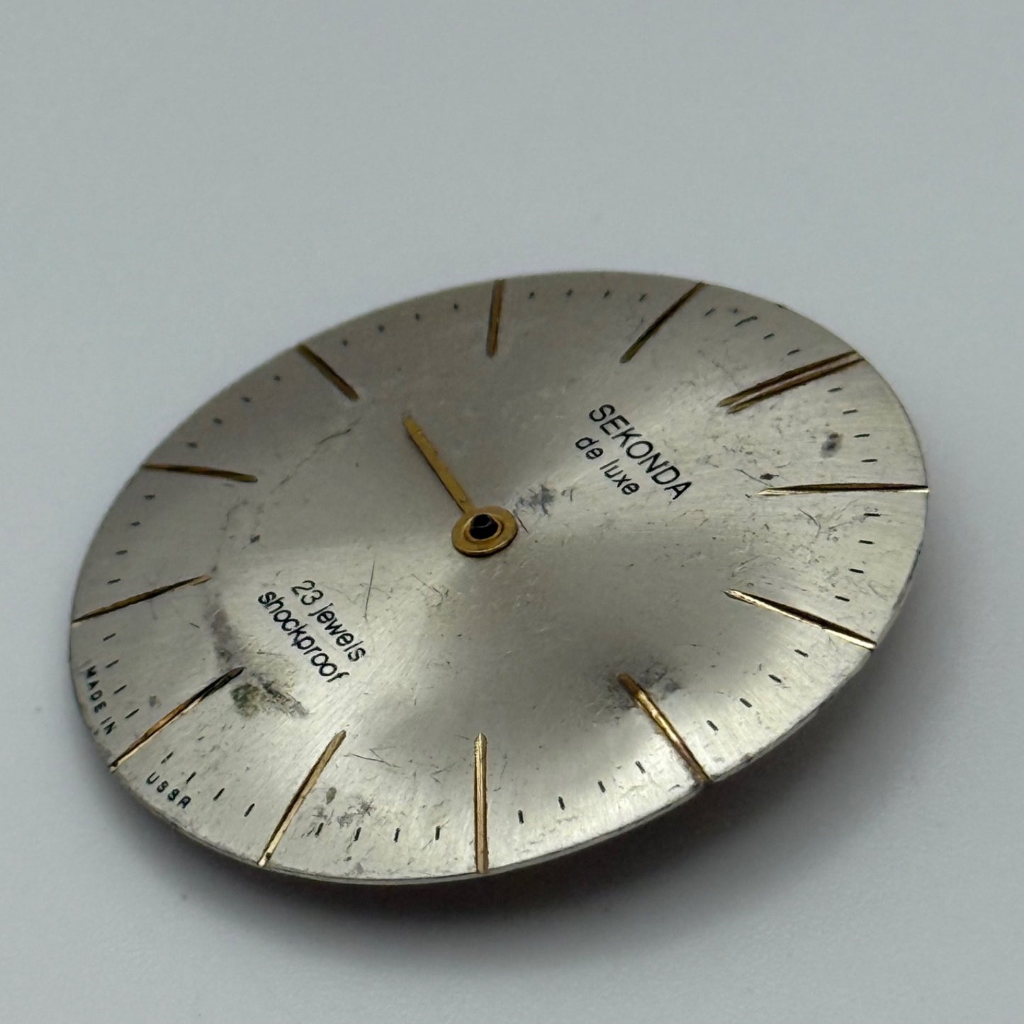 Sekonda Luch 2209 Watch Movement Manual Wind Vintage Soviet Parts Repair 22.6mm