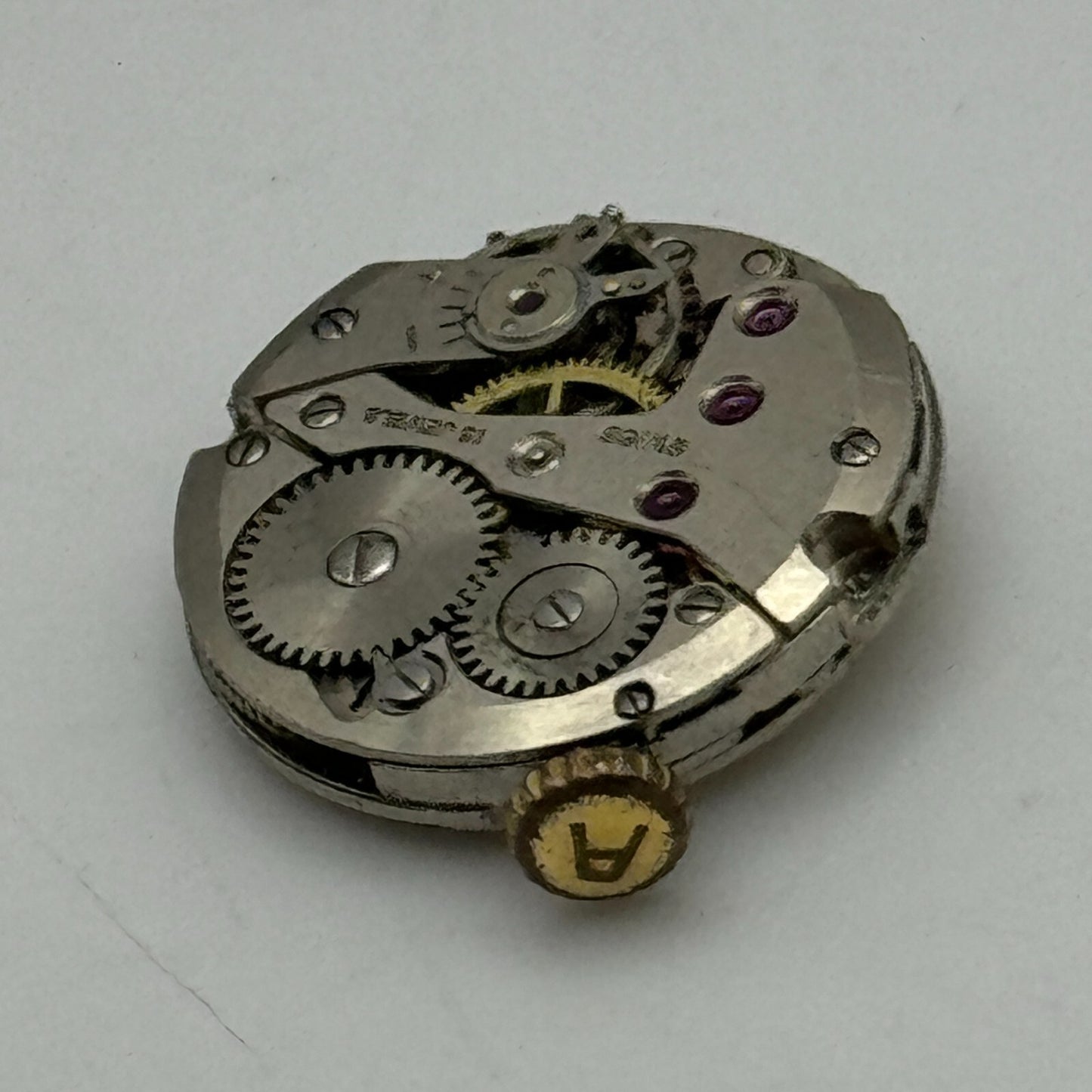 17.5mm Ladies Avia Felsa F 4023 Manual Wind Watch Movement Swiss Vintage PARTS