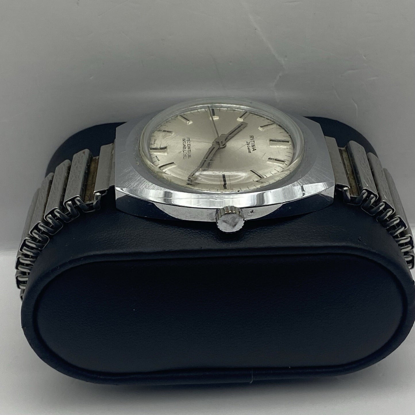 35mm RUNNING TO REPAIR Vintage Rytima De Luxe Ronda RAX 1233 Movement For Parts