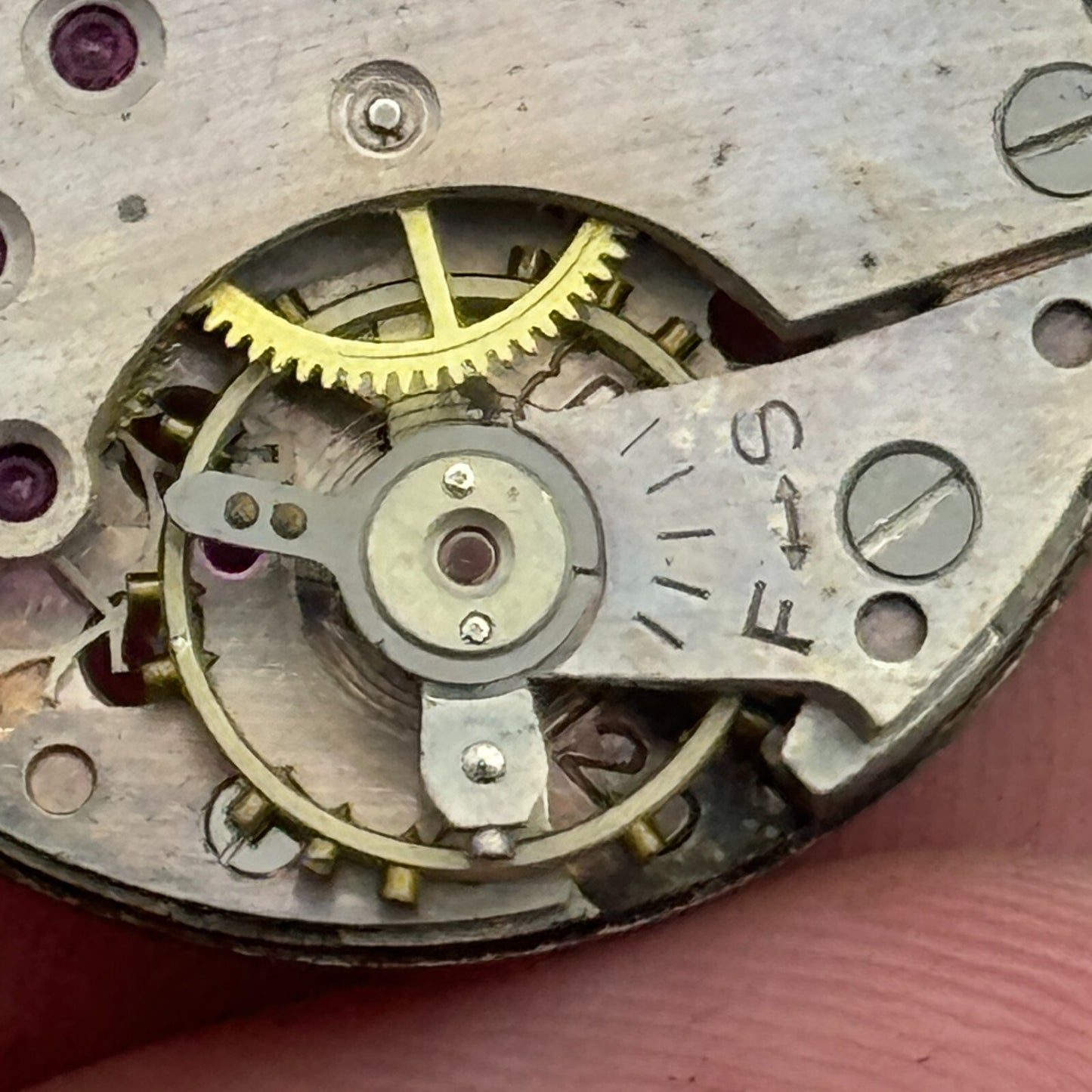 24mm Derrick Arogno A 120 Balance Ok Manual Wind Swiss Watch Movement PARTS