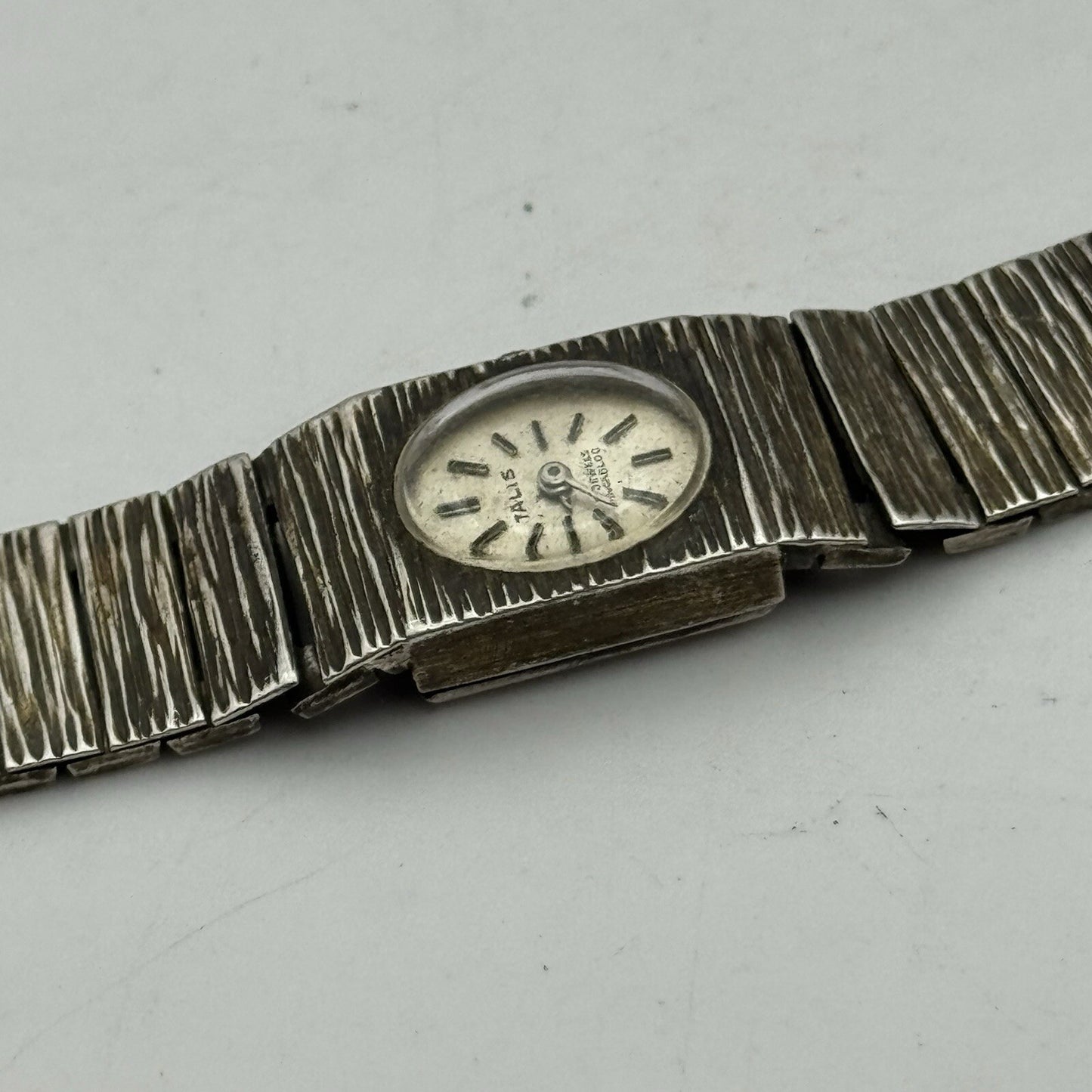 15mm Ladies Manual Wind Talis 925 Sterling Silver Watch NON WORKING