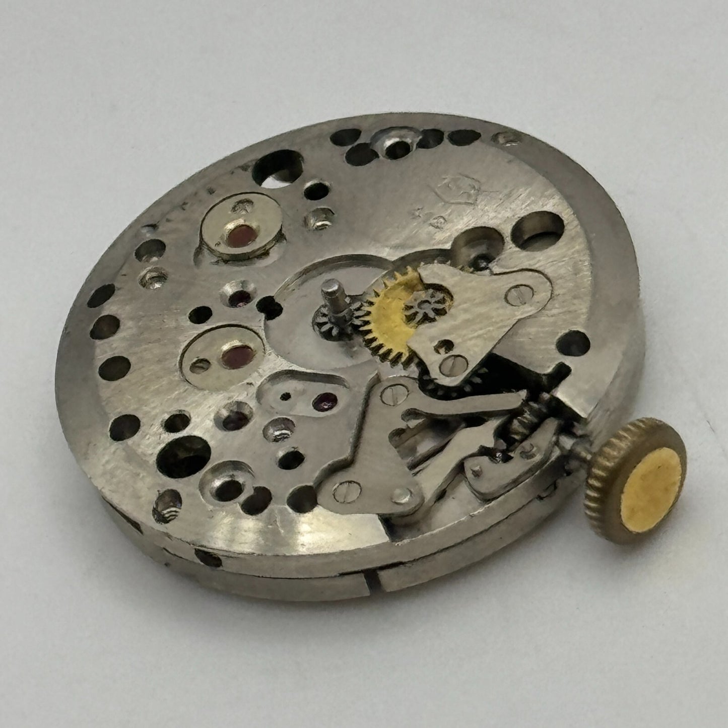 23.7mm Enicar A-R 412 Swiss Balance Ok Manual Wind Watch Movement Vintage PARTS