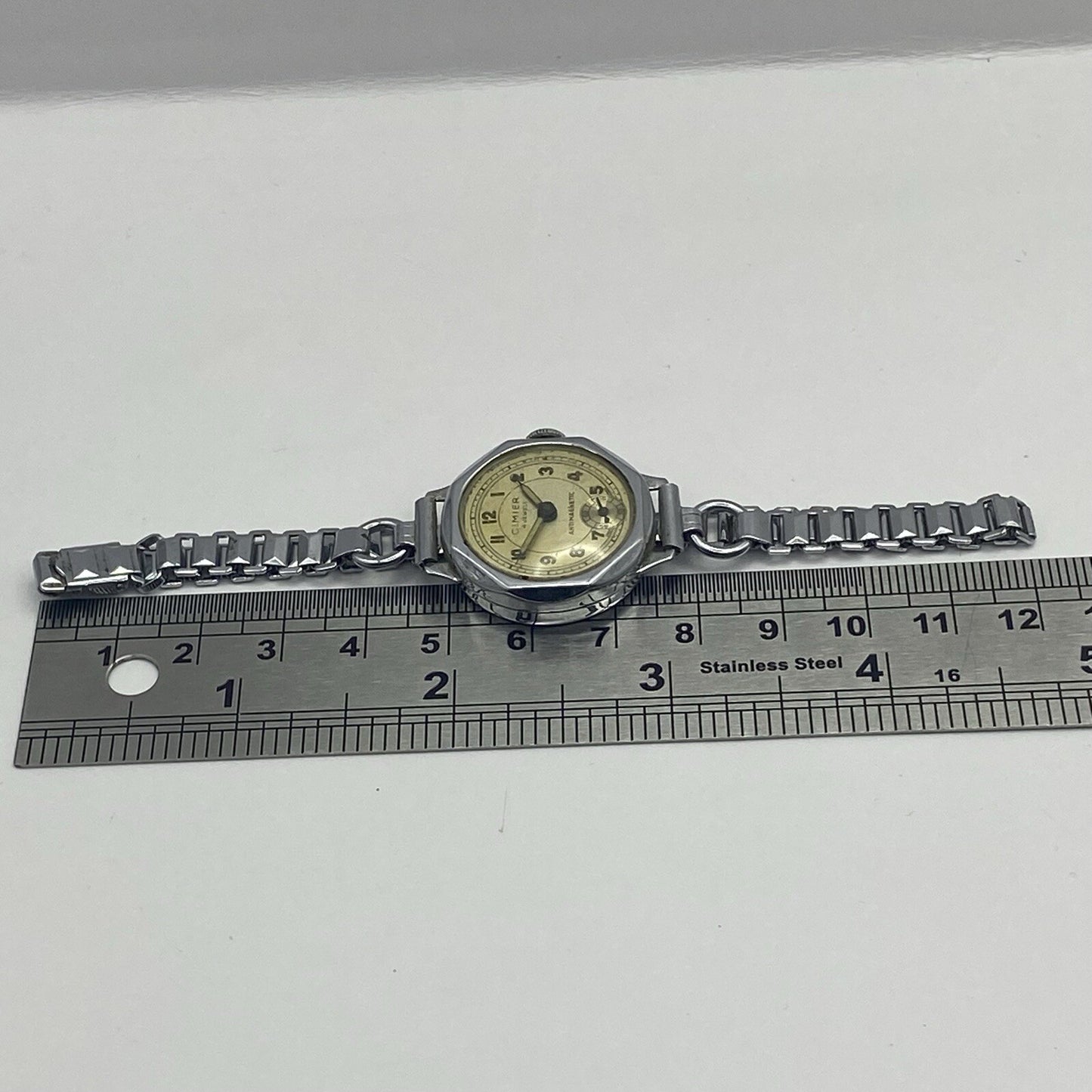 25mm Cimier Military R Lapanouse S A Watch Balance Intact FOR PARTS