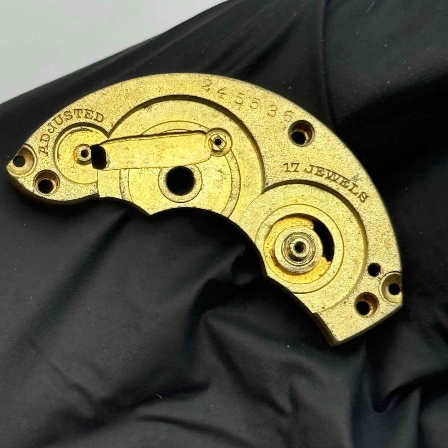 43.1mm Rotherham & Sons Quality Partial Pocket Watch Movement FOR PARTS Restore