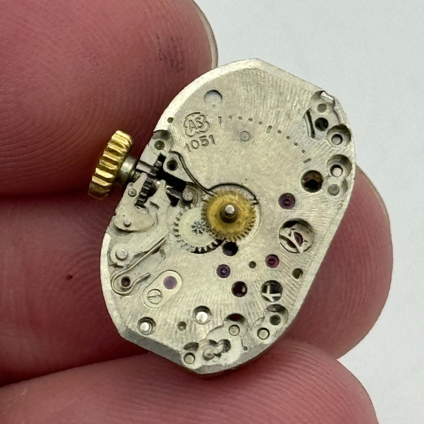 12.8mm Ladies AS 1051 A Schild Manual Wind Watch Movement Swiss Vintage PARTS