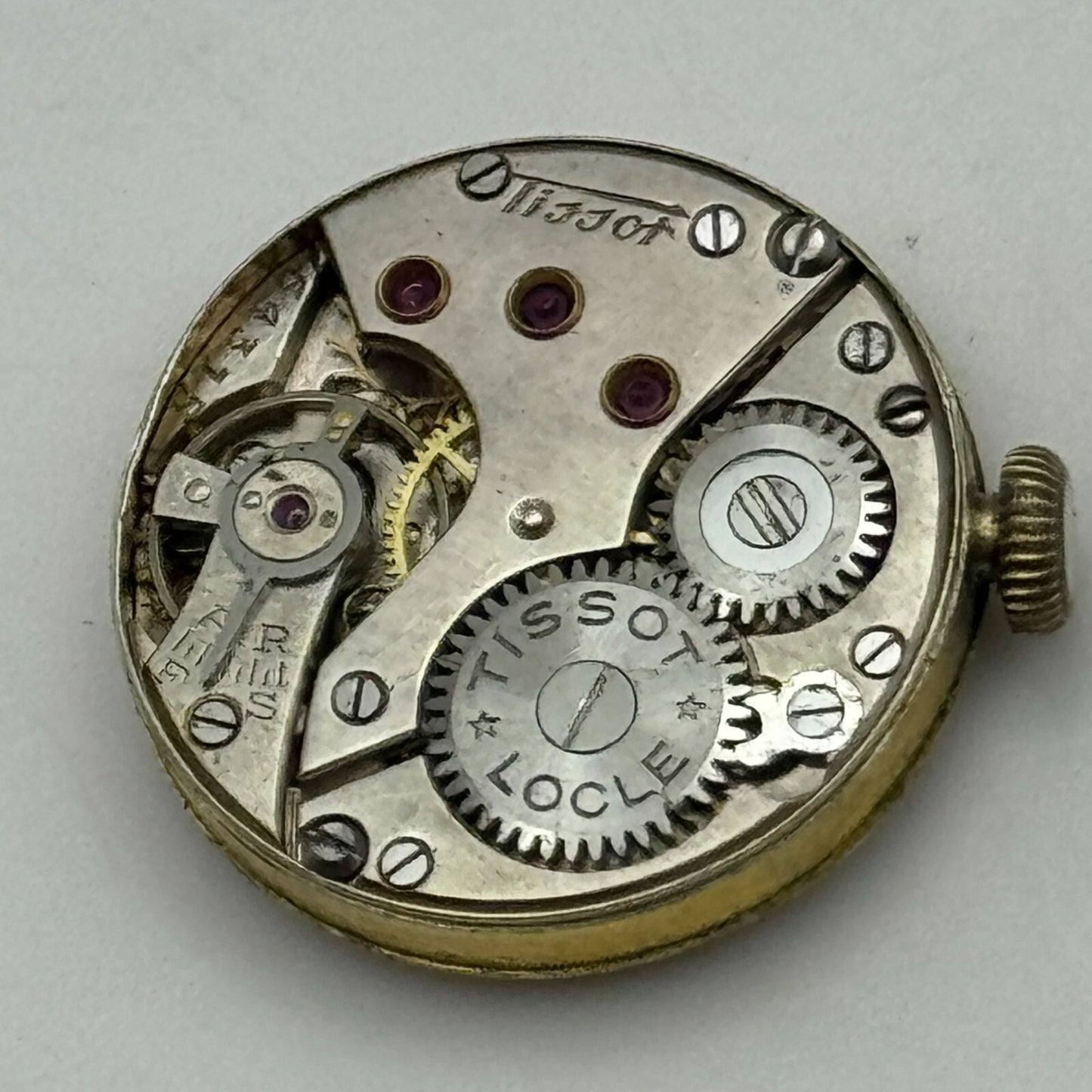 20.1mm WORKING Ladies Tissot Locle Cal 194 Manual Wind Watch Movement PARTS