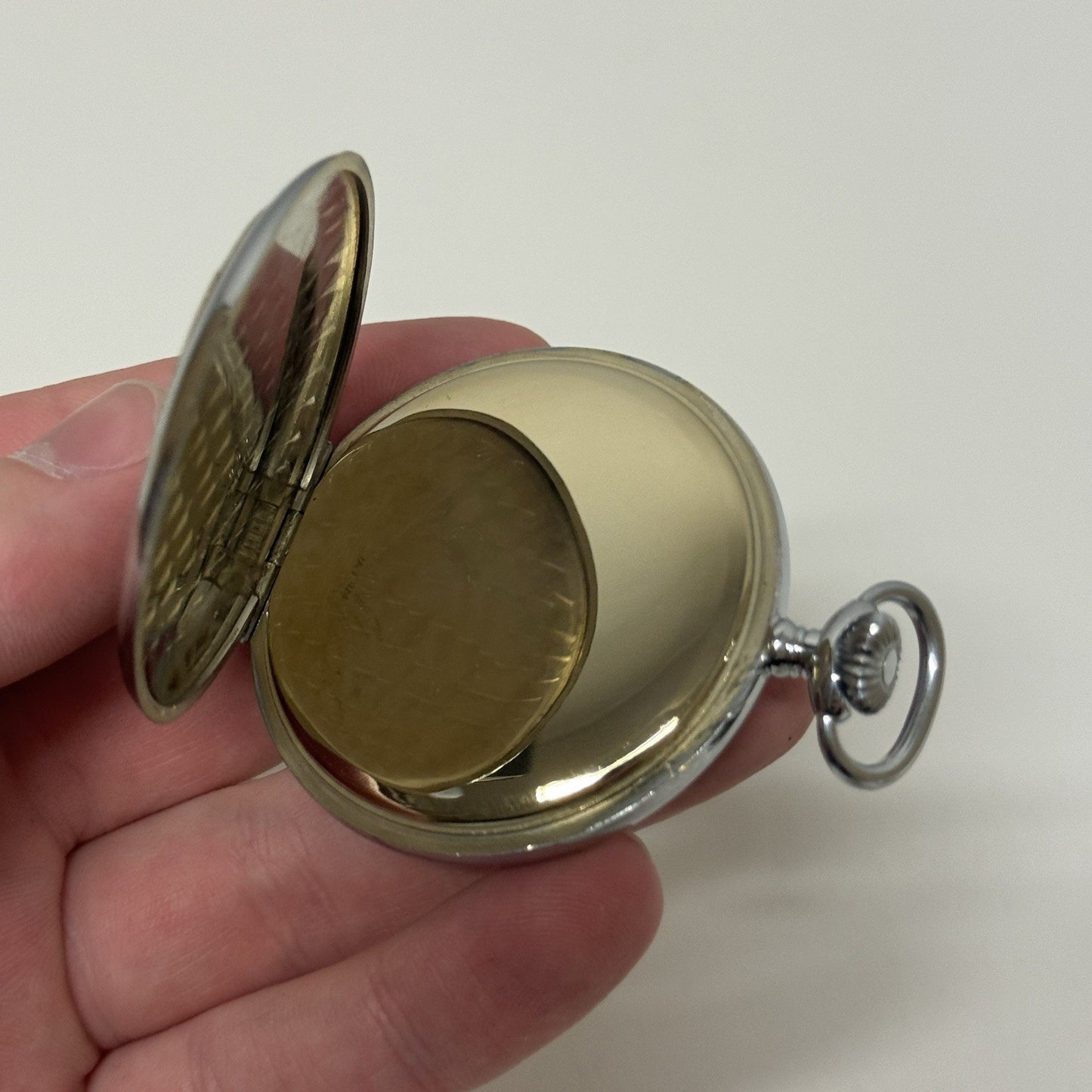 50mm Vintage Dowel NEW OLD STOCK Open Face Sub Seconds Pocket Watch TO SERVICE
