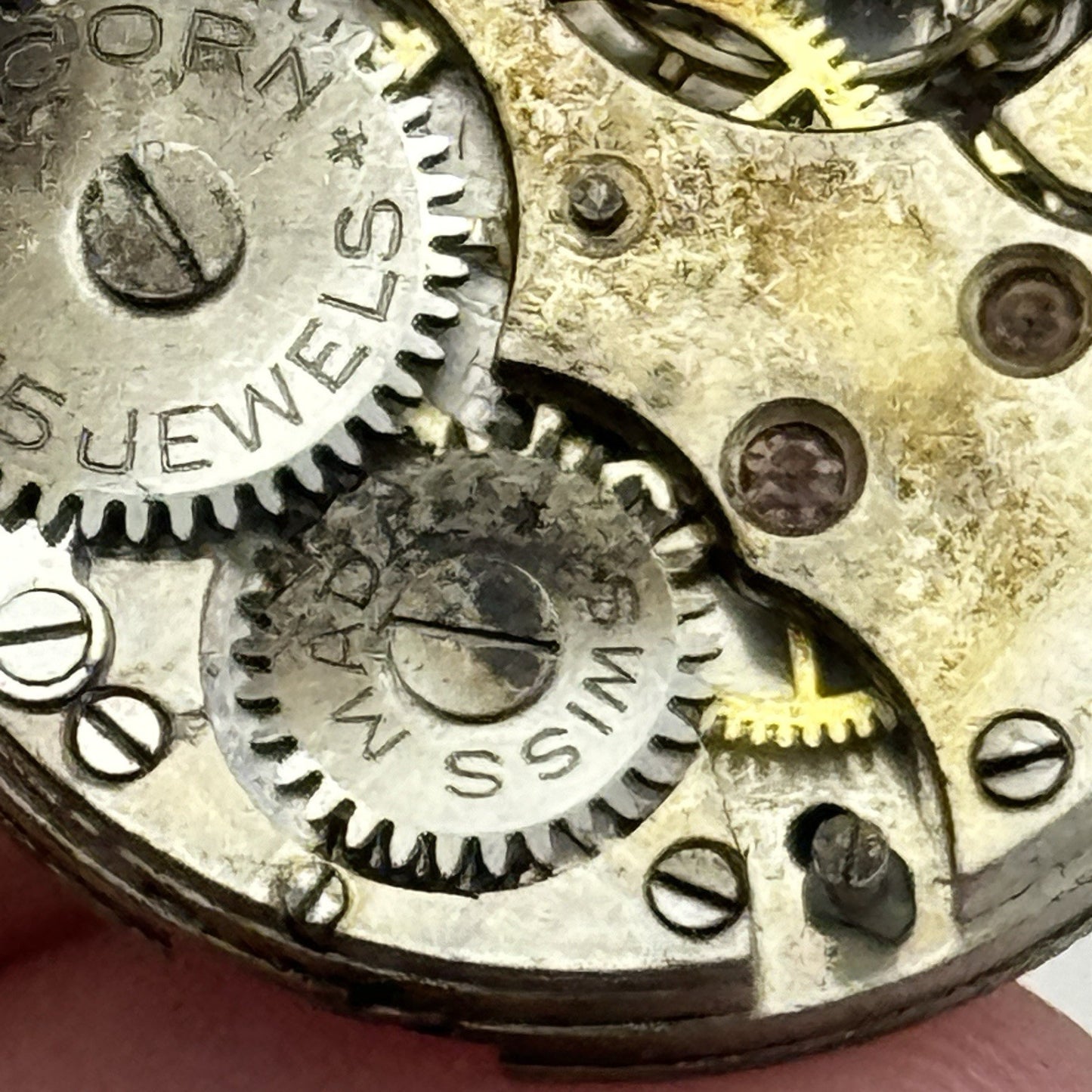 23.5mm ROLEX Rolwatco Unicorn 15 Jewels Vintage Watch Movement PARTS SPARES