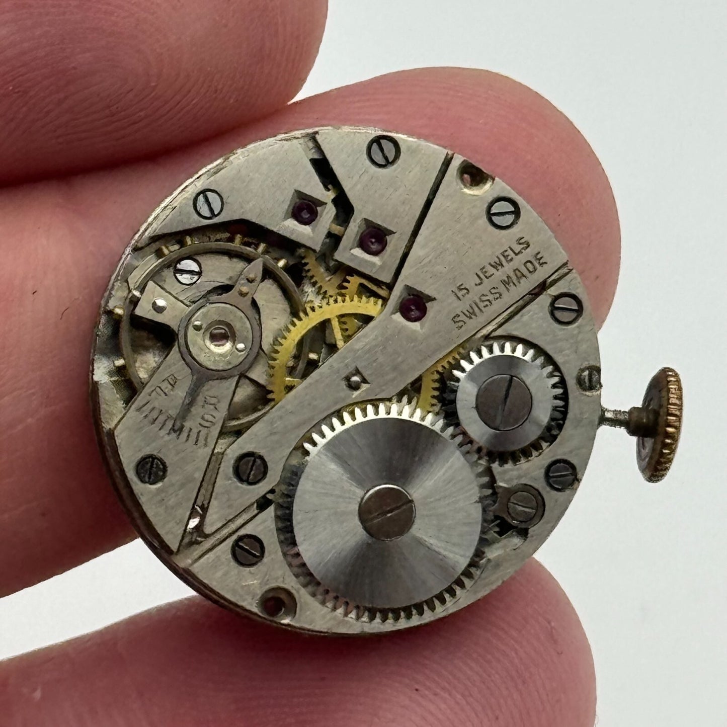23.6mm Running Felsa F 294 Manual Wind 15 Jewels Swiss Made Watch Movement PARTS