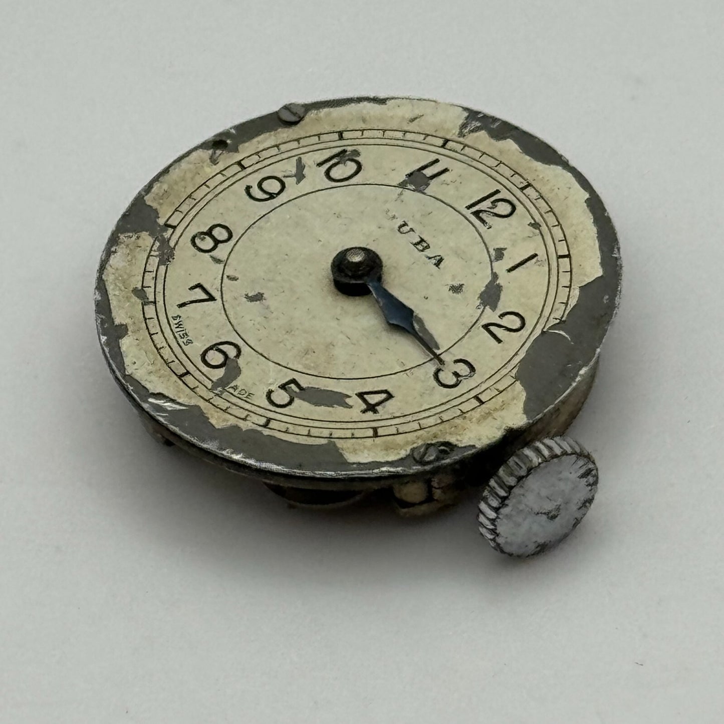 23.6mm Men's Uba Marvel Importing Corporation Manual Wind Watch Movement PARTS