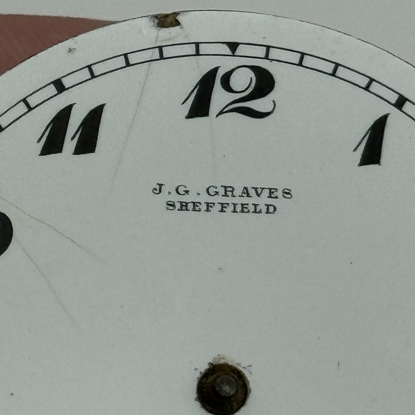 42.8mm Buren 19 35/12 Swiss Open Face J G Graves Pocket Watch Movement PARTS